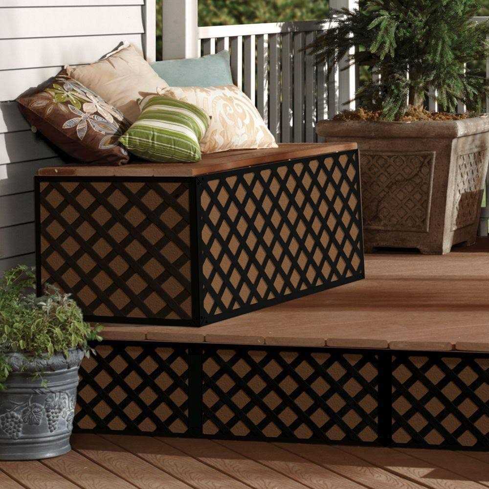 Veranda 4 ft. x 8 ft Garden Vinyl Lattice - Inhomebuy