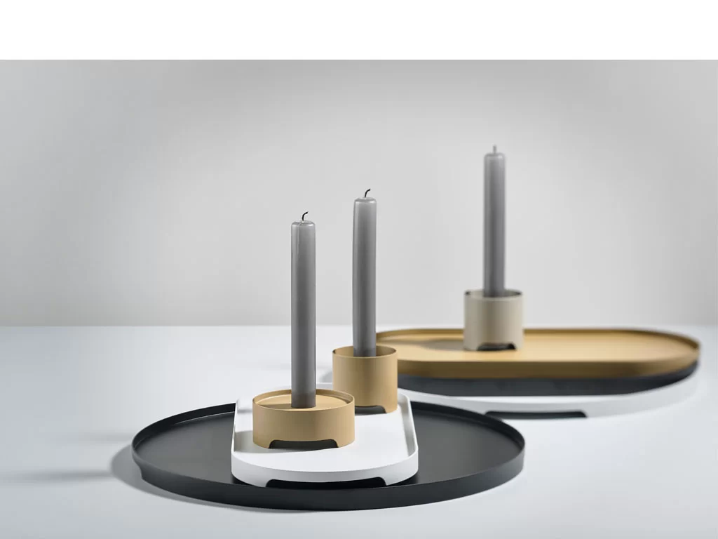 Singles Tray 35cm Metal - Inhomebuy