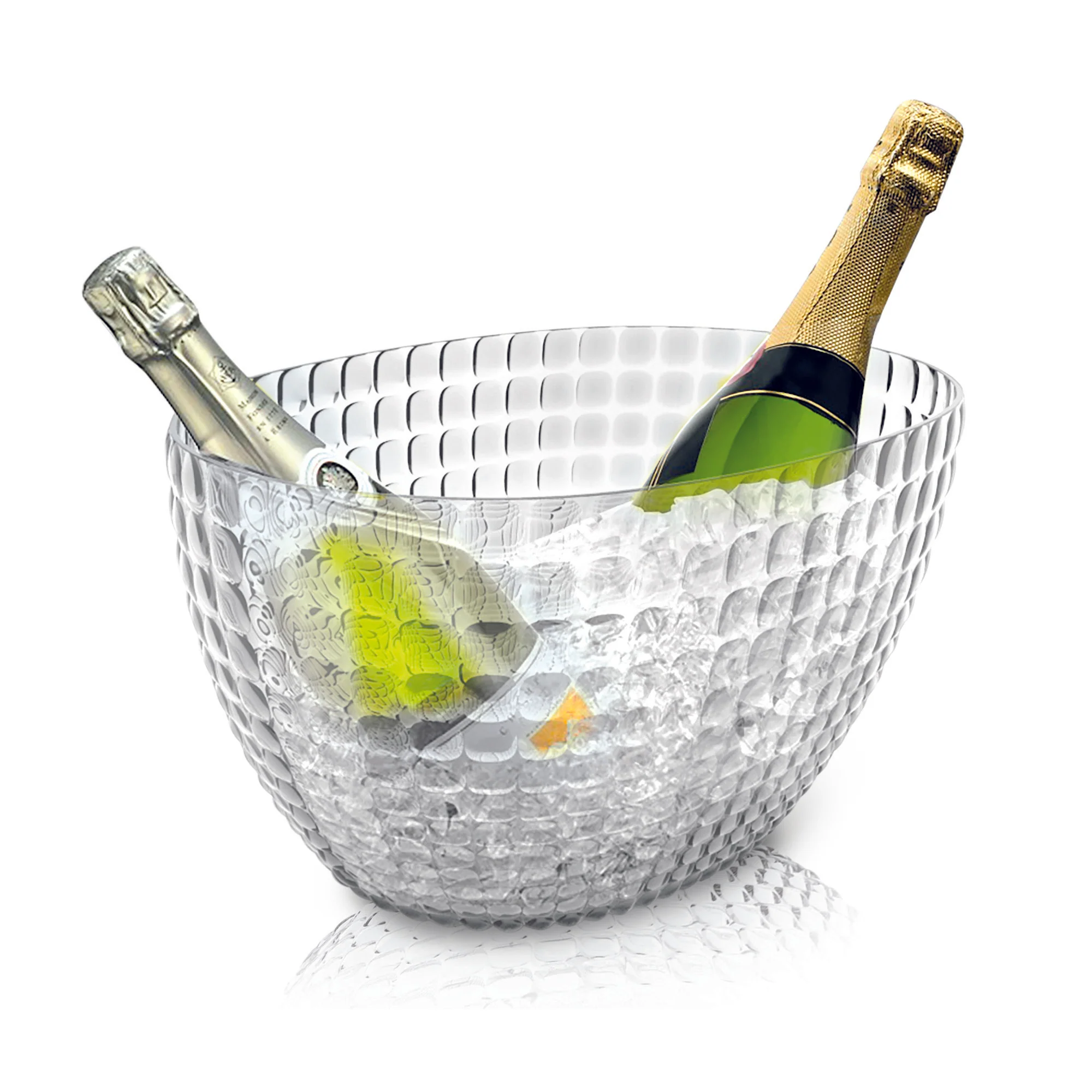 Chiller Bucket Tiffany Clear - Inhomebuy