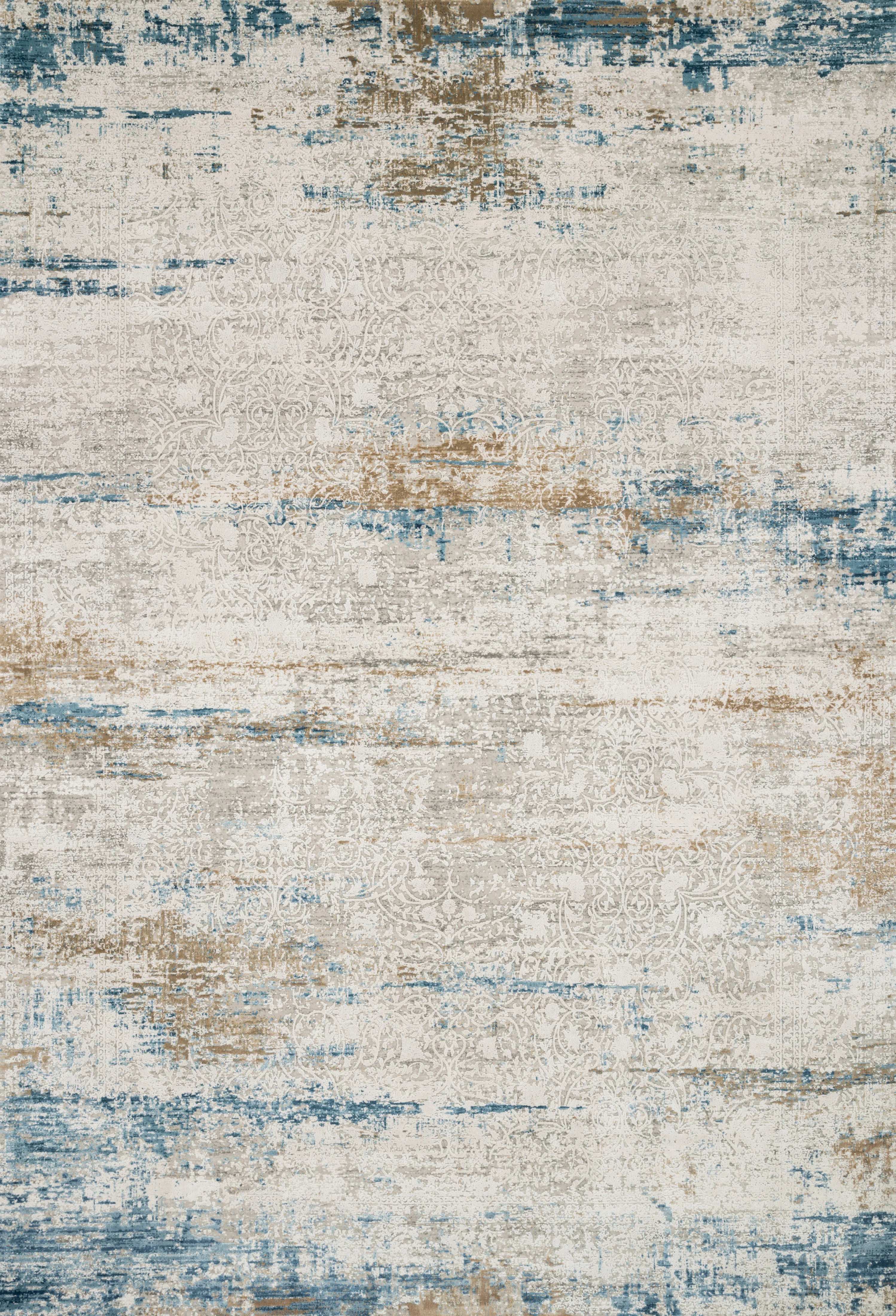 Loloi Rugs Sienne Collection Rug in Ivory, Azure - 12'2