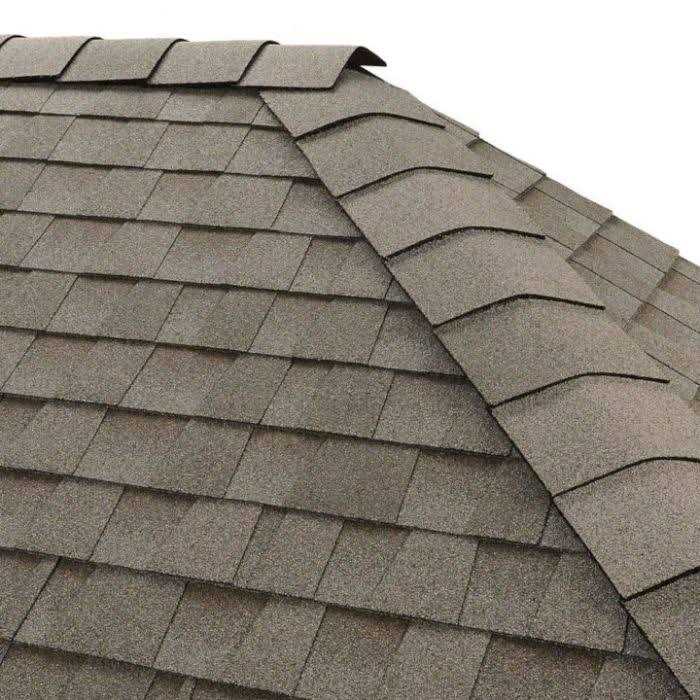 GAF Timbertex Double-Layer Hip and Ridge Cap Roofing Shingles - Inhomebuy