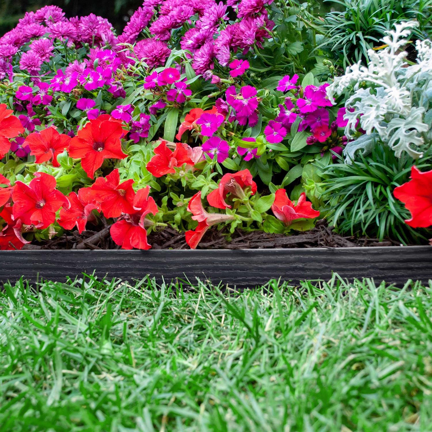 EasyFlex Plastic No-Dig Landscape Edging Kit - Inhomebuy