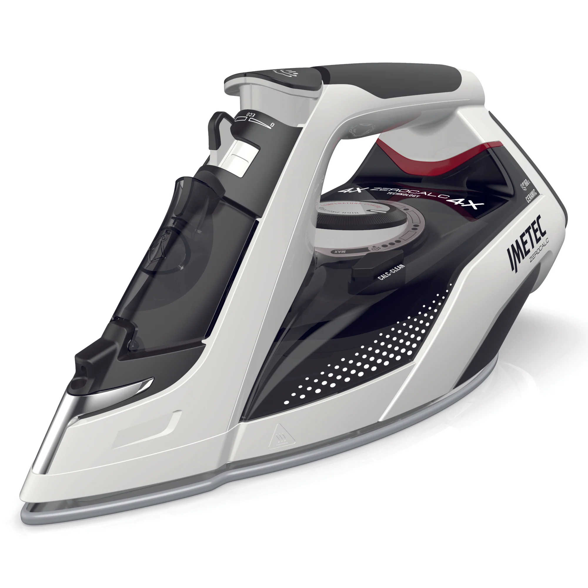 Imetec Steam Iron, 4X Zero Calc Z3 3700 , 2400W, 160G, Glide Ceramic Plate - Inhomebuy