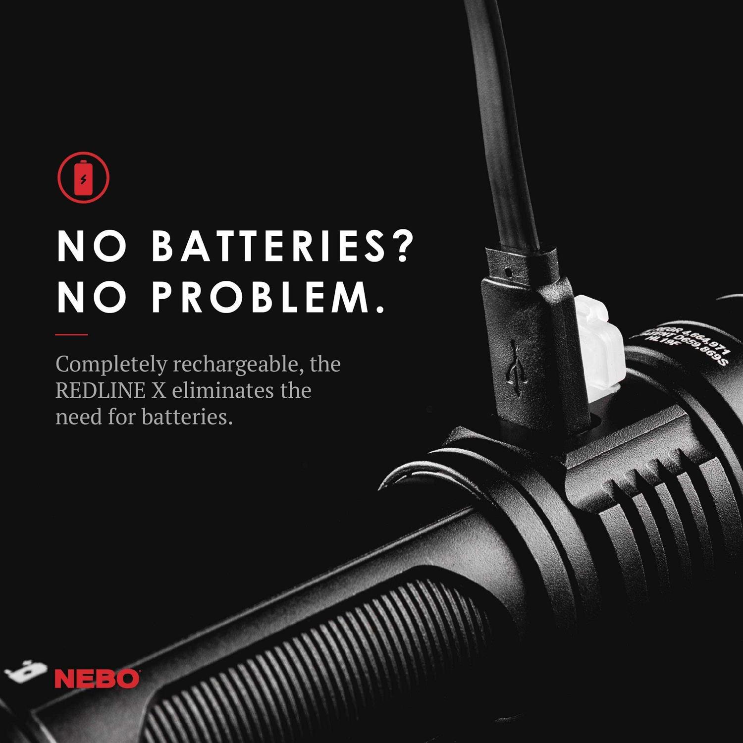 Nebo Redline X Rechargeable Flashlight - Inhomebuy