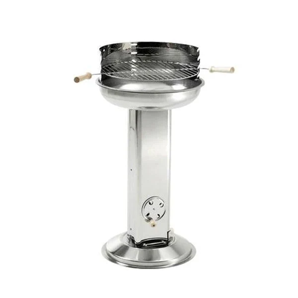 Stainless Steel Pedestal BBQ Round - Inhomebuy