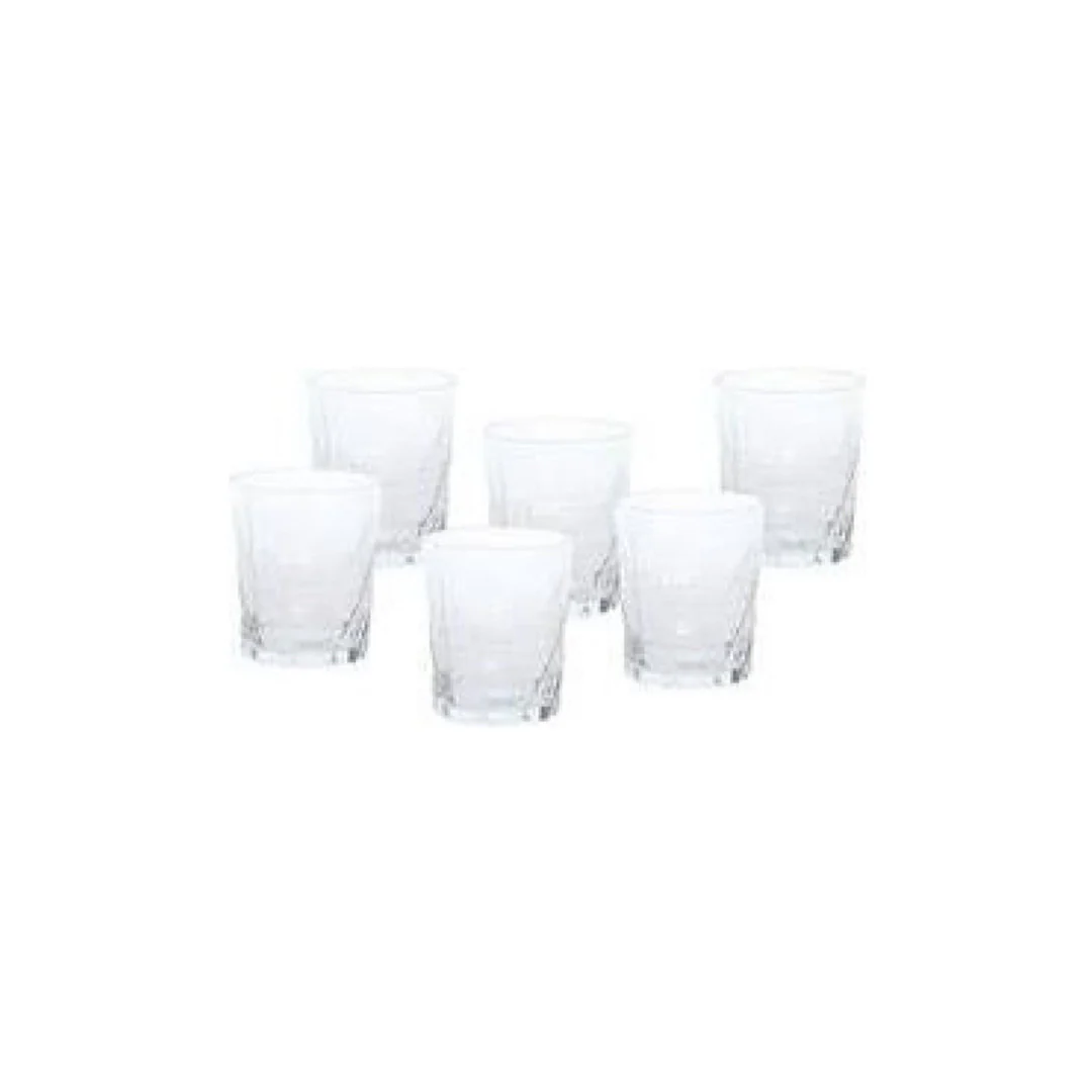 Glass Just Set 6pcs Tumblers 340cc Transparente - Inhomebuy