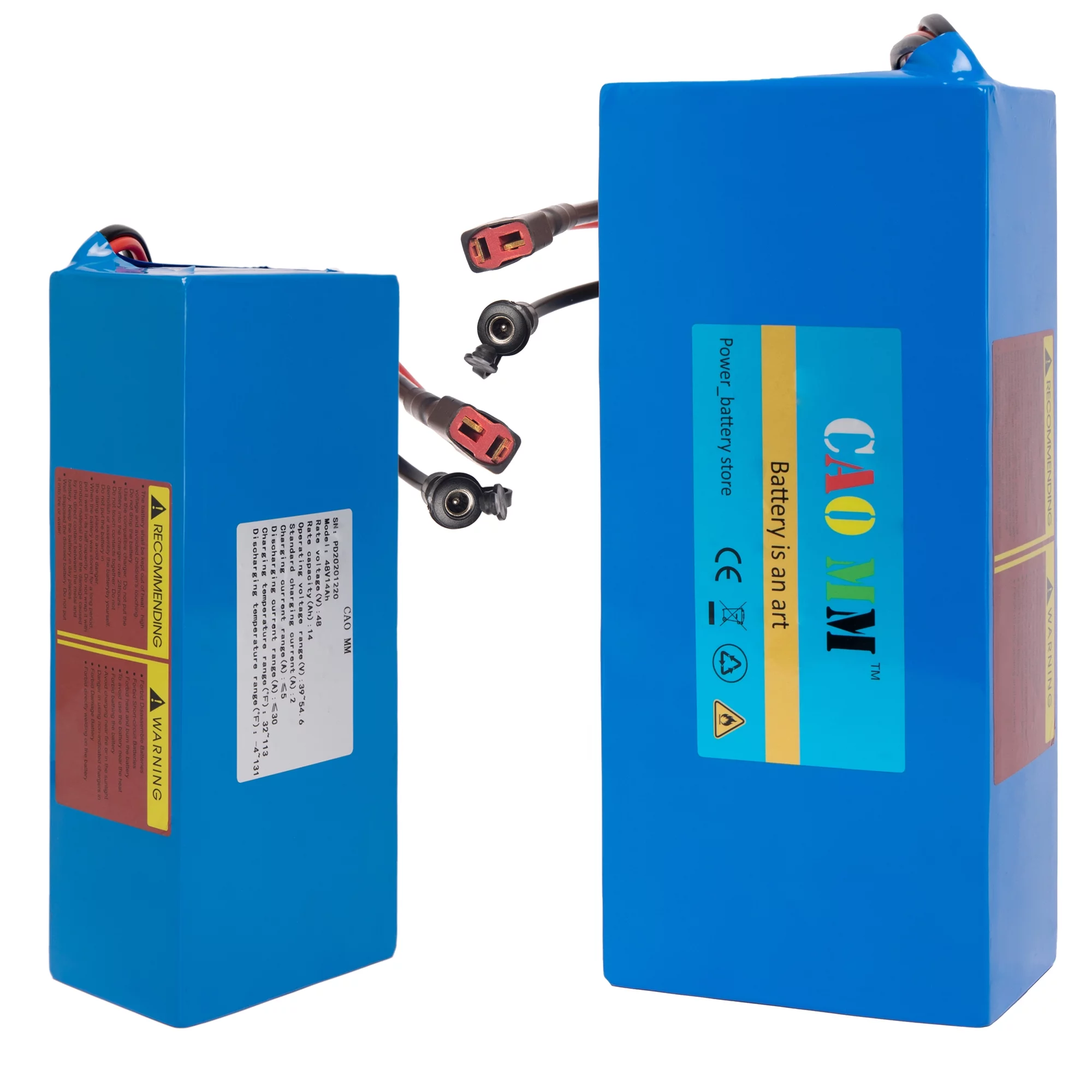 Lithium Battery 48V 10Ah Ebike Battery Without Charger Set for 1000W Electric Bike Scooter Motor - Inhomebuy