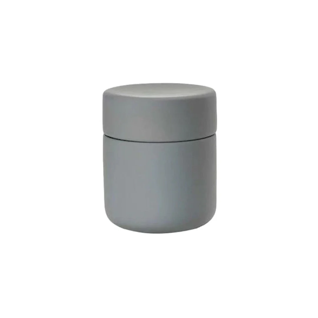 Ume Jar With Lid Grey - Inhomebuy