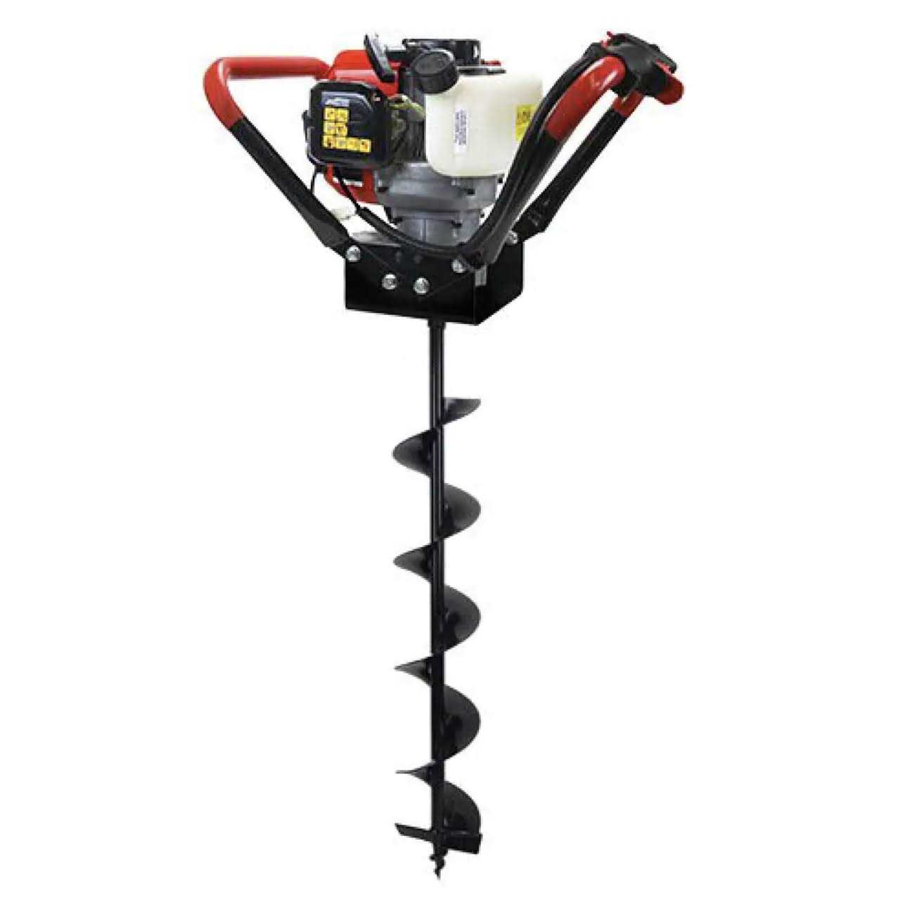 Xtremepowerus 52cc Gas-Powered 2-Stroke T-Post Fence Post Driver with Toolkit and Storage Case - Inhomebuy