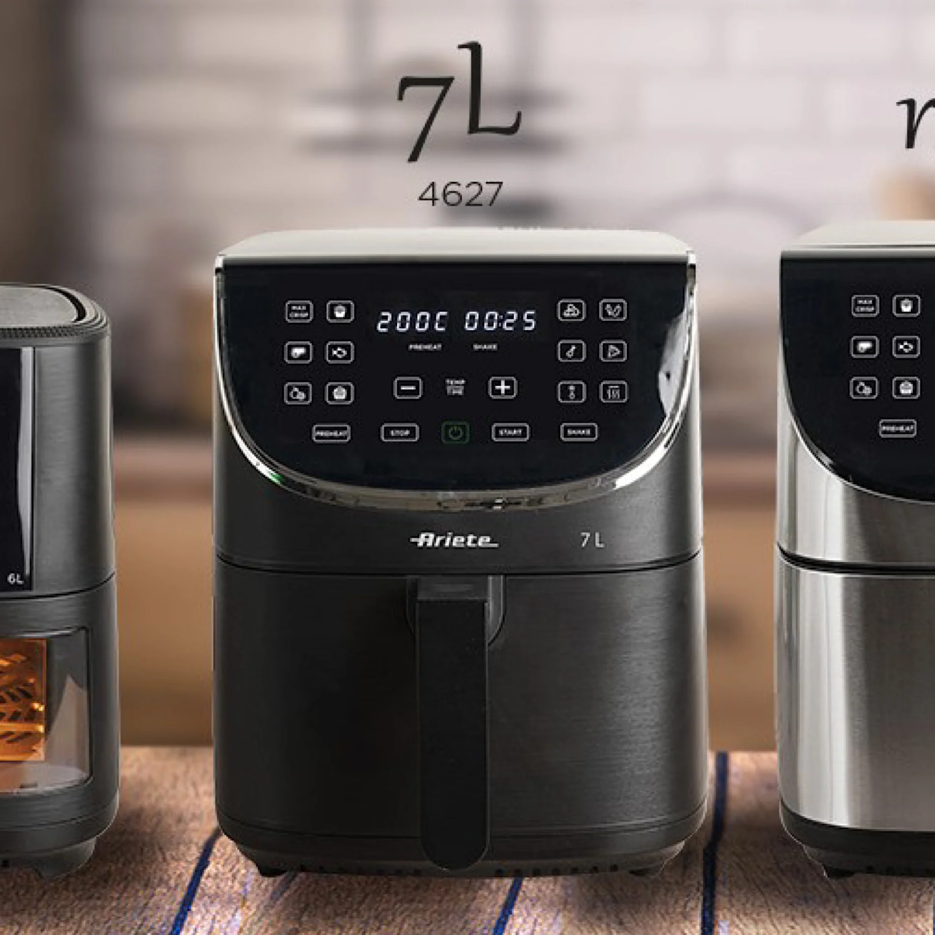 Air Fryer Digital Black Mat 7L 1800 W - Inhomebuy