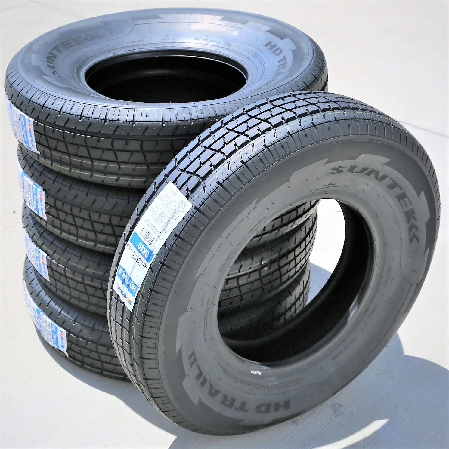 One Tire Suntek HD Trail 2 Semi Steel ST 175/80R13 Load C 6 Ply Trailer - Inhomebuy