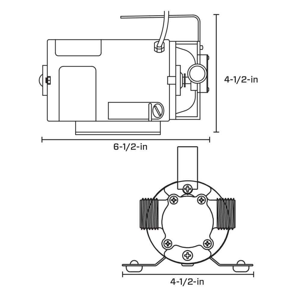 Utilitech 0.5-HP Cast Aluminum Submersible Sump Pump - Inhomebuy