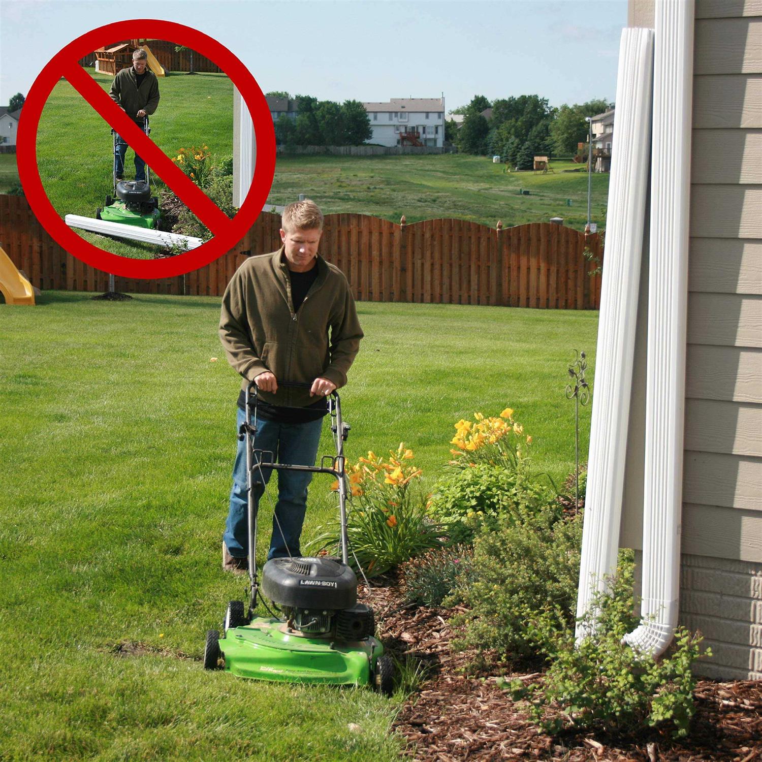 Zip Hinge Plus Made in The USA Gutter Extension Hinges - Inhomebuy