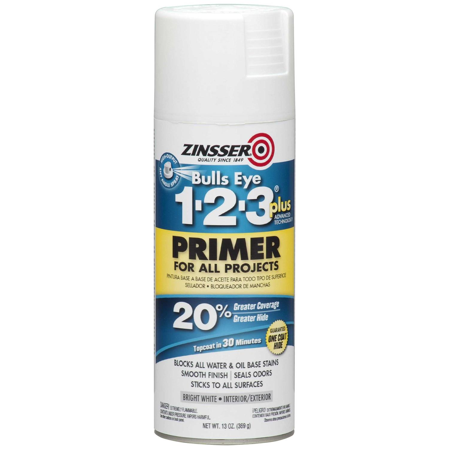 Zinsser Bright White Ceiling Paint and Primer in One 13 oz - Inhomebuy