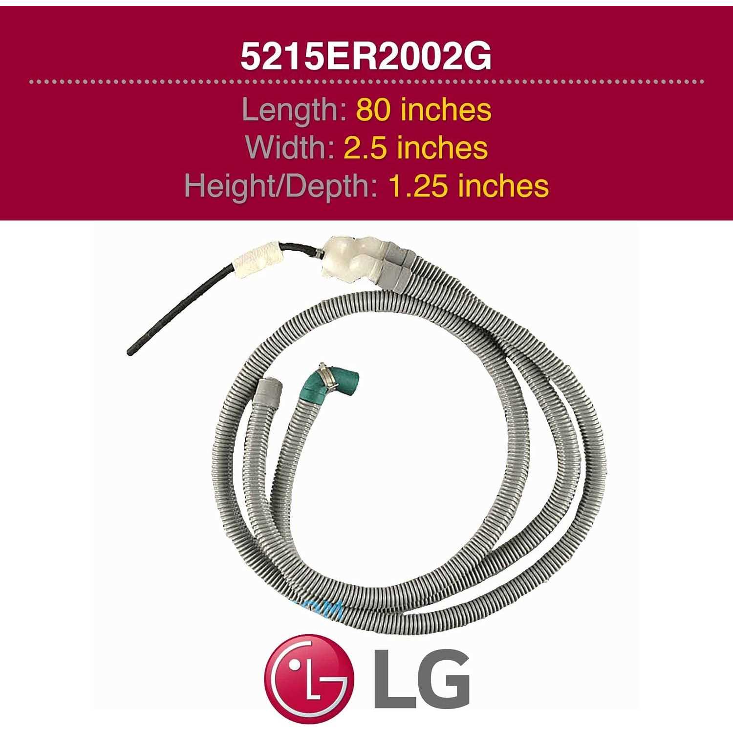 LG 4681ea1007a Washer Drain - Inhomebuy
