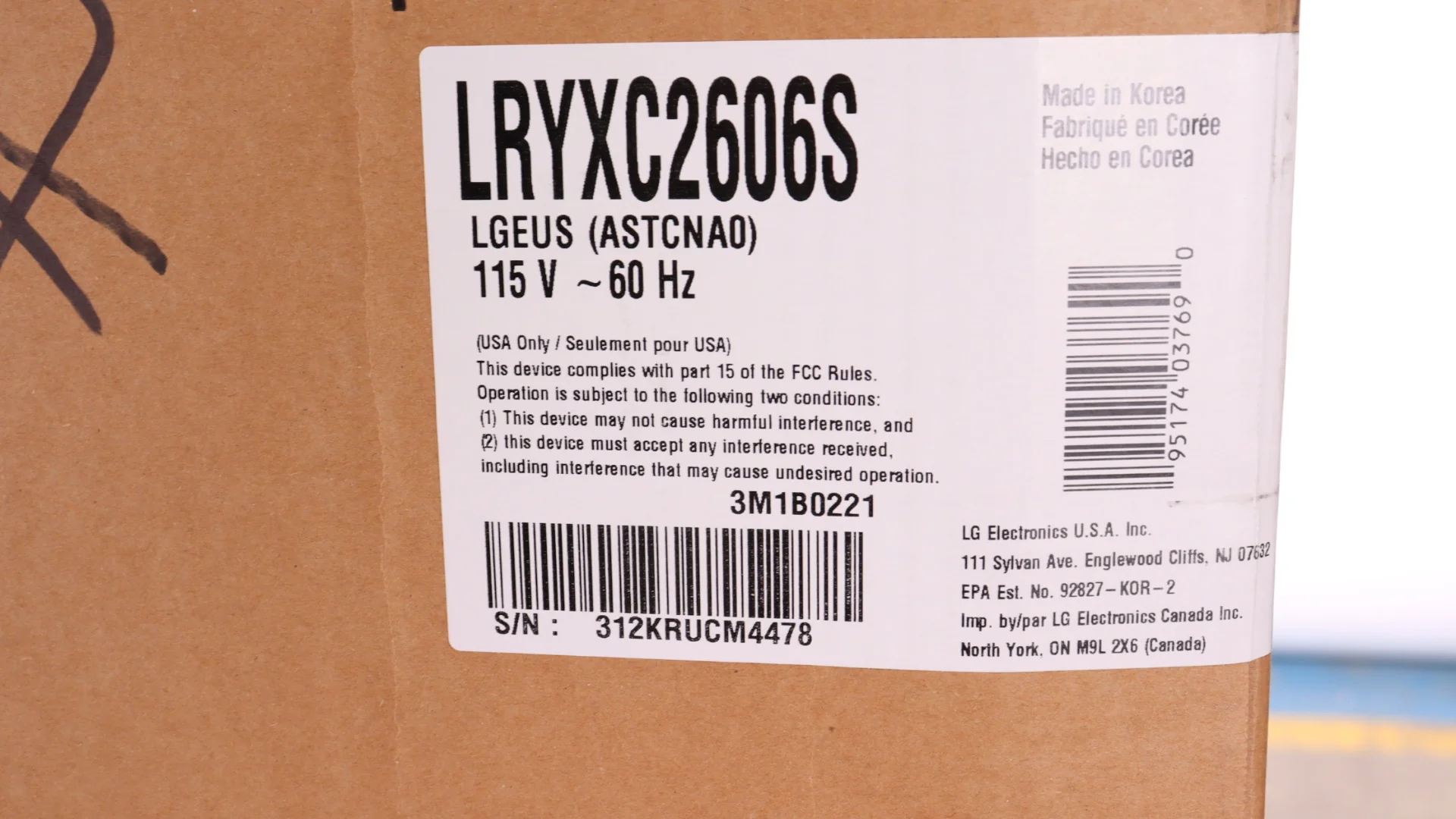 LG 36 IN 26 CU FT. STAINLESS STEEL COUNTER DEPTH MAX FRENCH DOOR REFRIGERATOR WITH COOL GUARD - LRYX - Inhomebuy