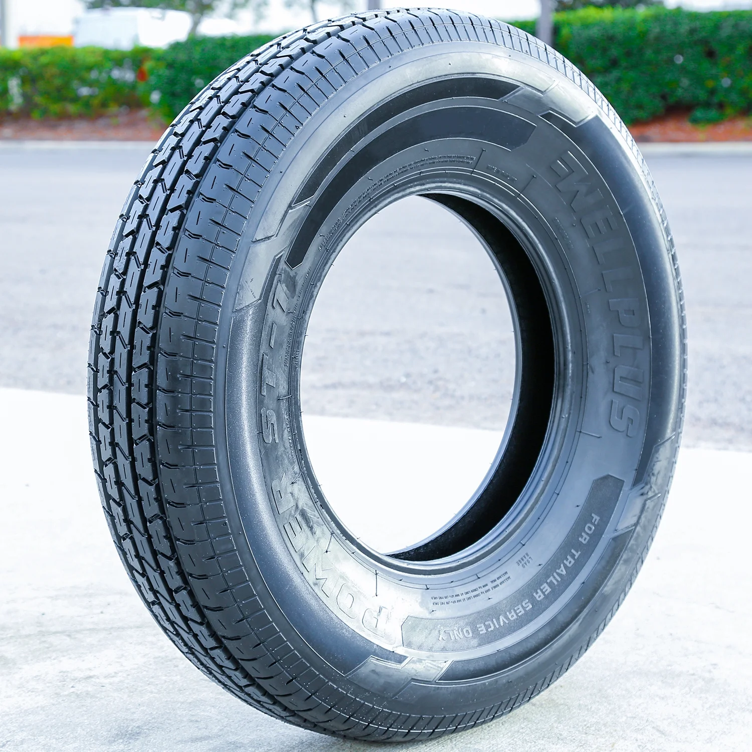 Tire WellPlus Power ST-1 Semi-Steel ST 235/80R16 Load E 10 Ply Trailer - Inhomebuy