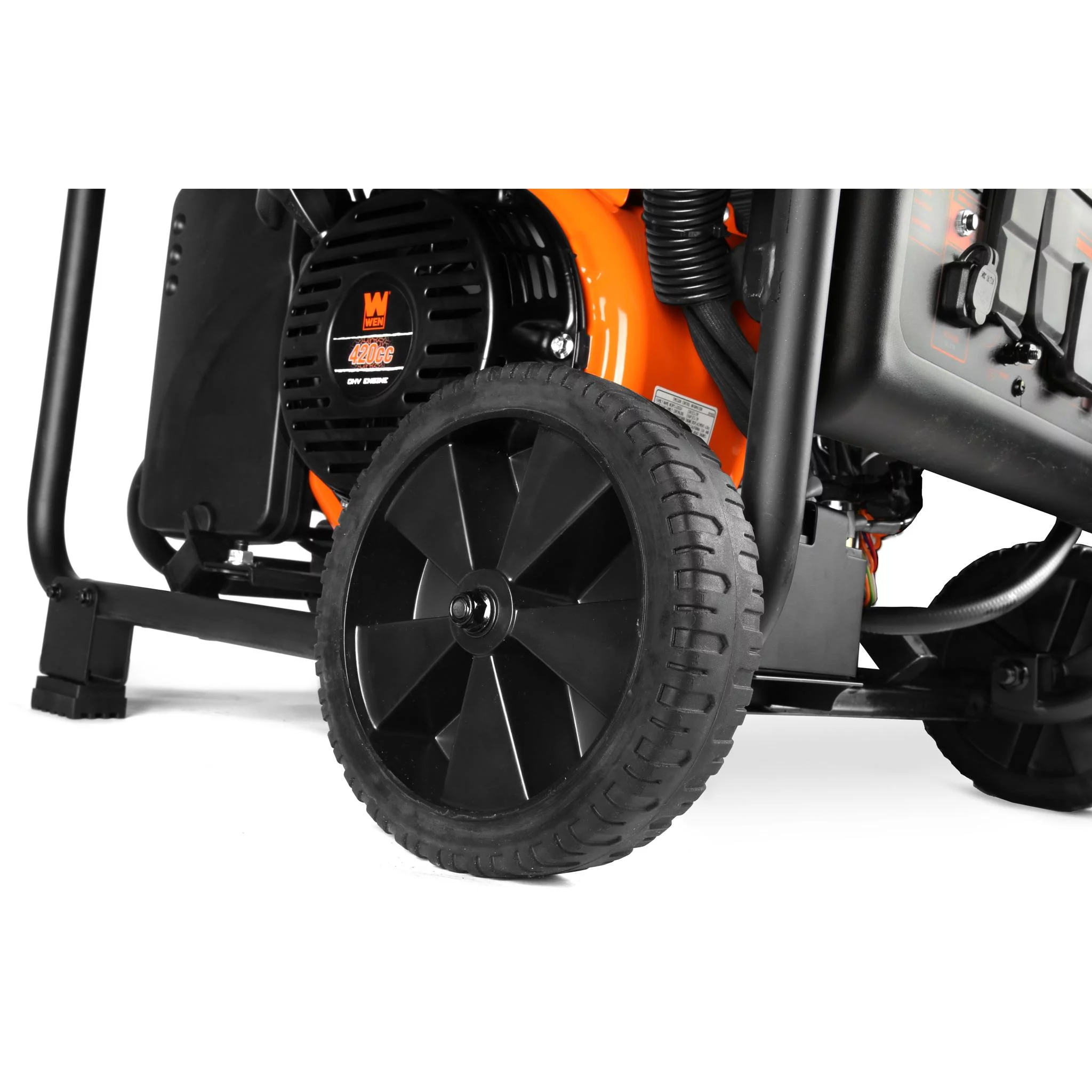 WEN 8750-Watt RV and Transfer-Switch-Ready 120V/240V Dual Fuel Open Frame Inverter Generator with Remote Electric Start and CO Shutdown Sensor - Inhomebuy