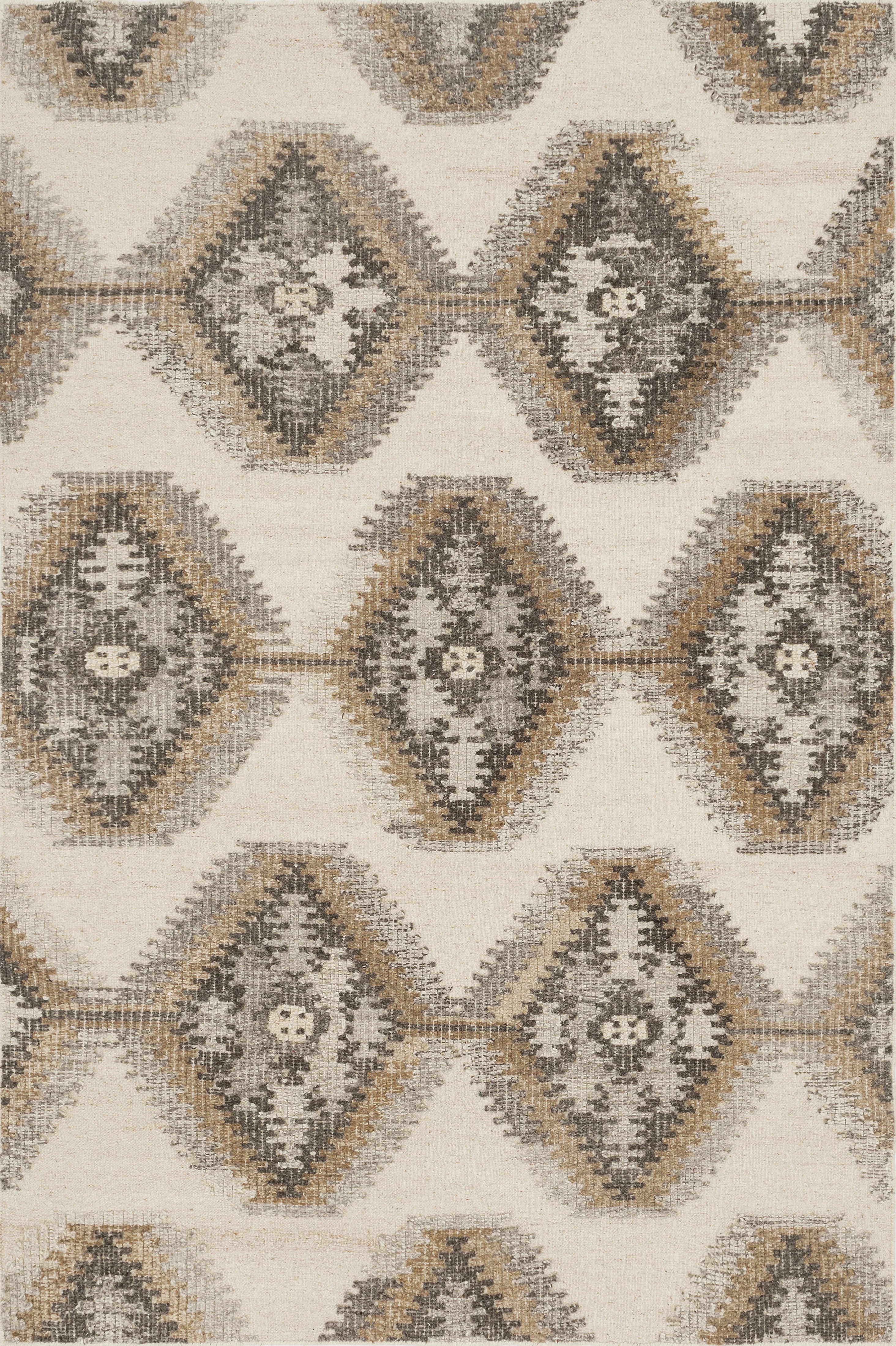 Loloi Rugs Akina Collection Rug in Ivory, Camel - 7'9