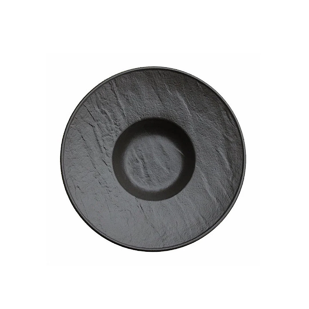 Pasta Bowl 27cm Vulcania Black - Inhomebuy