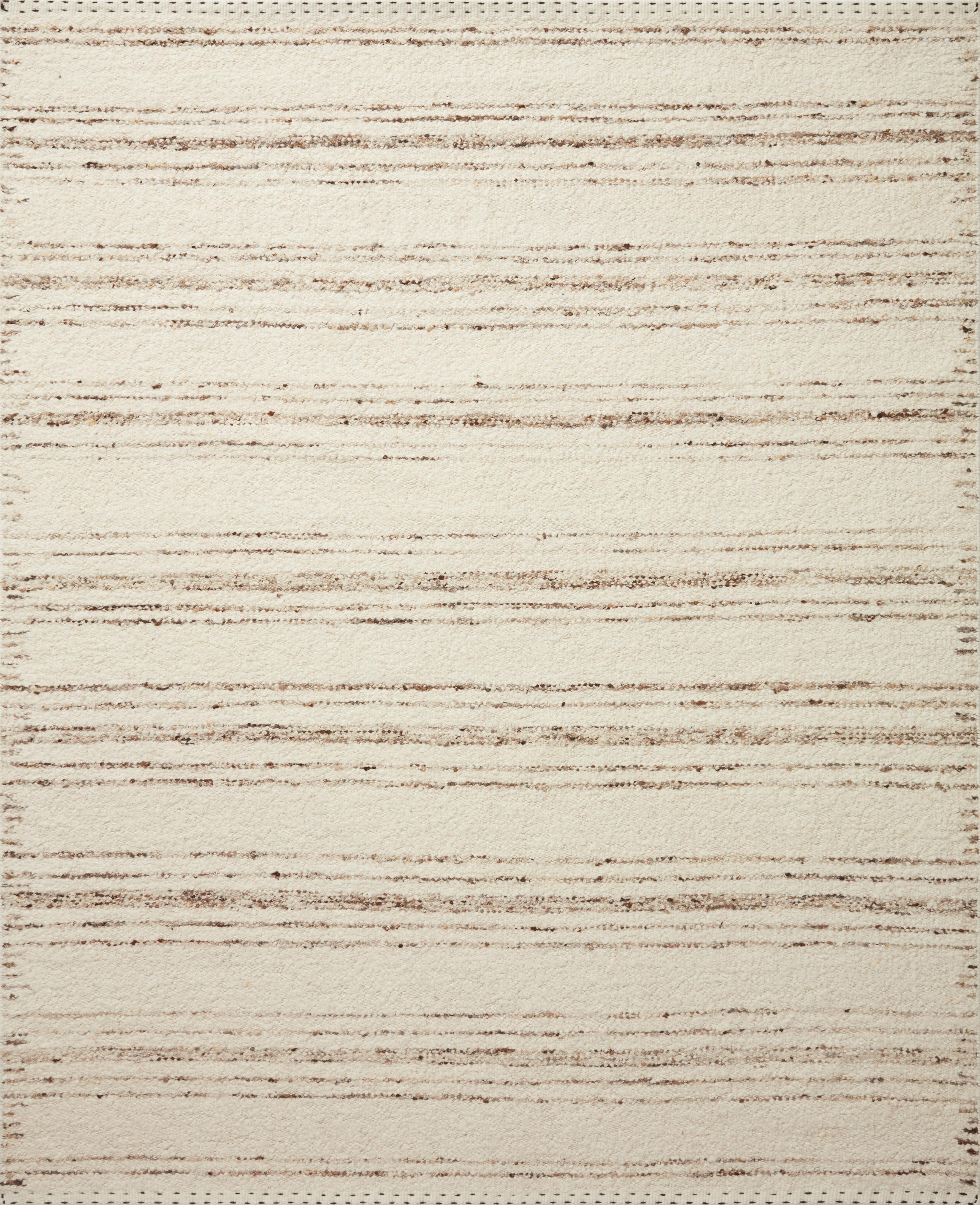 Loloi Rugs Roman Collection Rug in Ivory, Pebble - 4'0