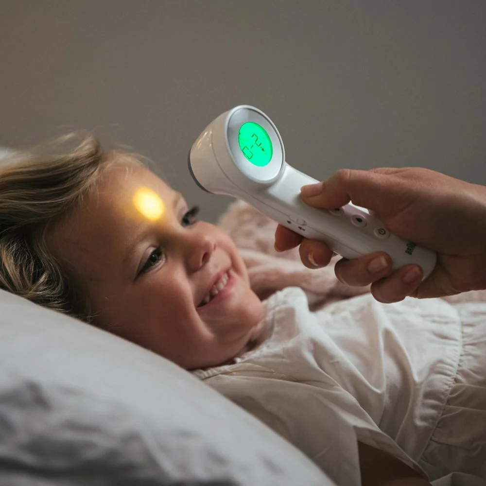 Braun Forehead Thermometer No Touch, incl 2x AA batt | BNT400CA - Inhomebuy