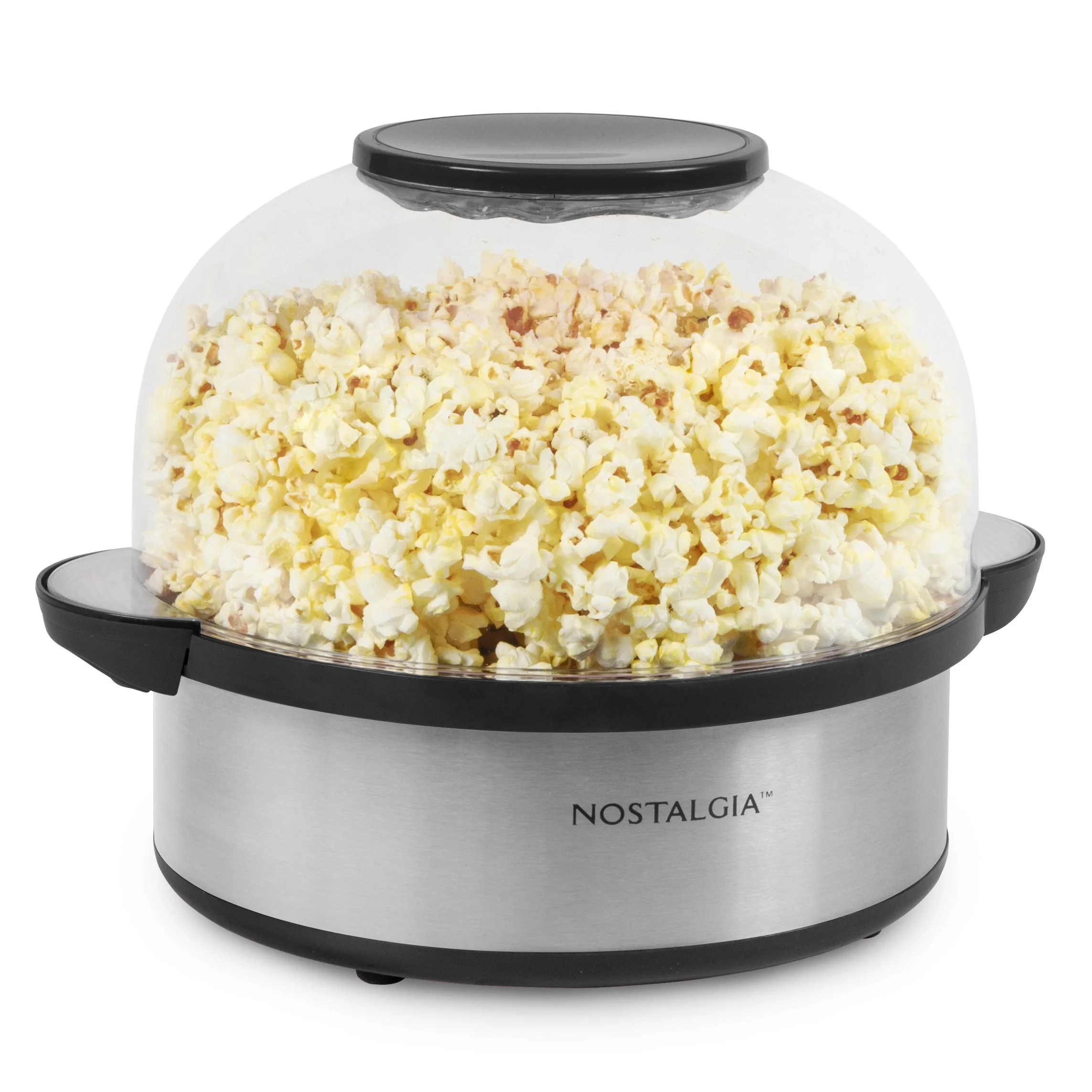 Nostalgia 6-Quart Stainless Steel Stirring Speed Popcorn Popper - Inhomebuy