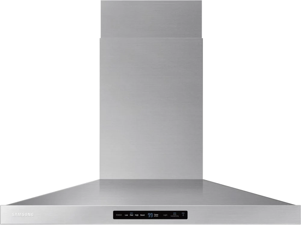 SAMSUNG 36 Inch Smart Wall Mount Chimney Range Hood with Wi-Fi and Bluetooth Connectivity - NK36K7000WS - Inhomebuy