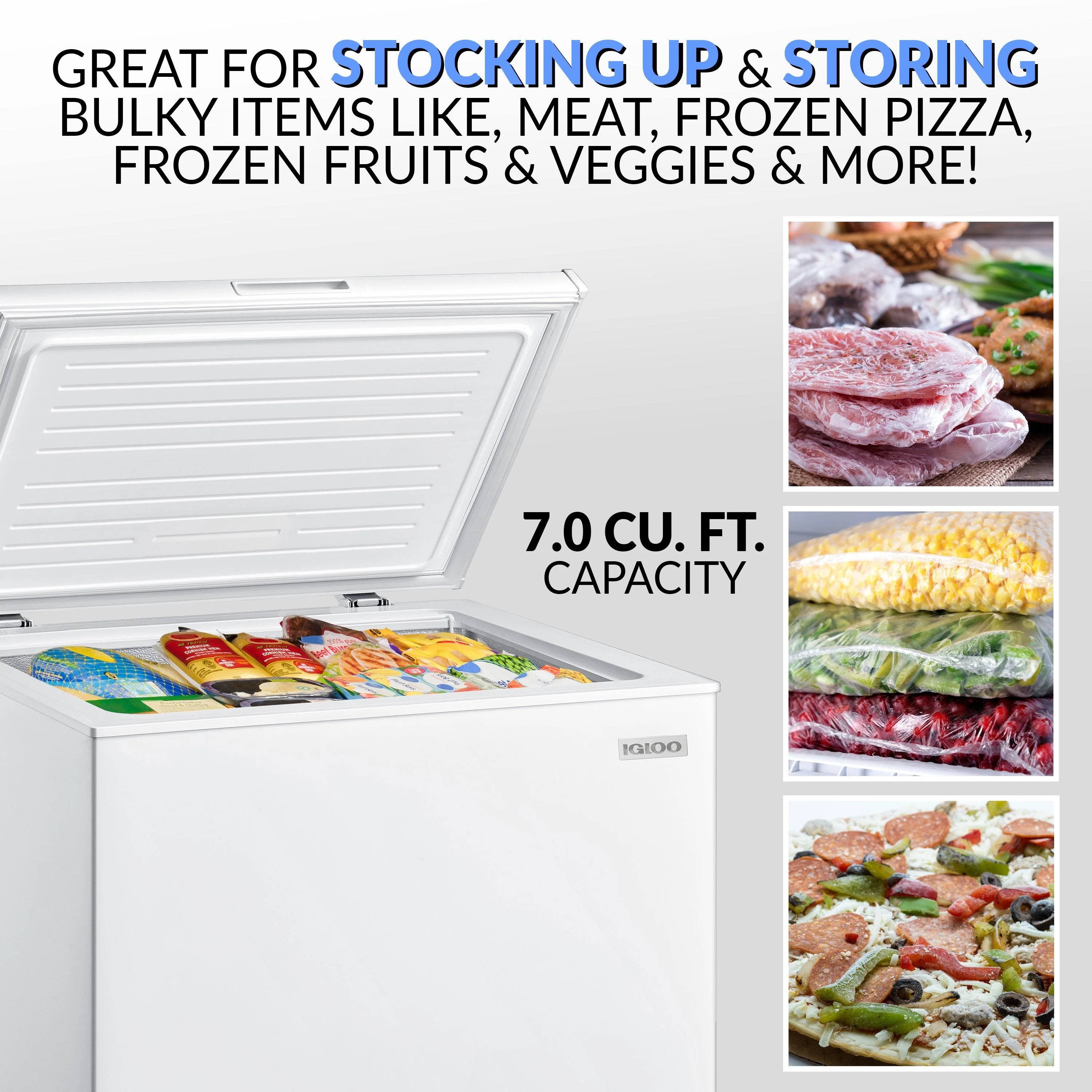 Igloo® 7.0 Cu. Ft. Chest Freezer - Inhomebuy