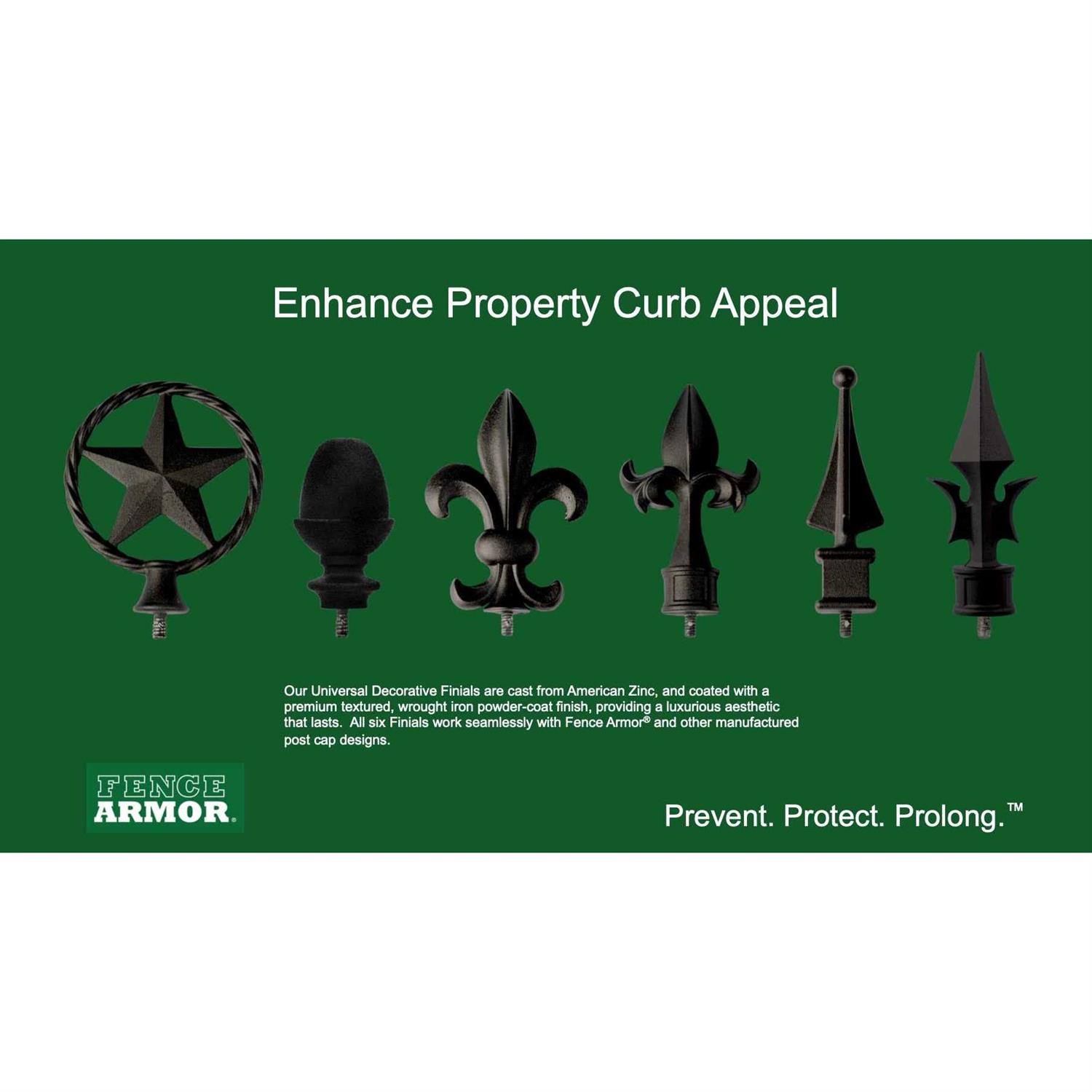 Fence Armor Demi Protection Post Guard Powder Coated Galvanized Steel Post Protector For Fence Post - Inhomebuy