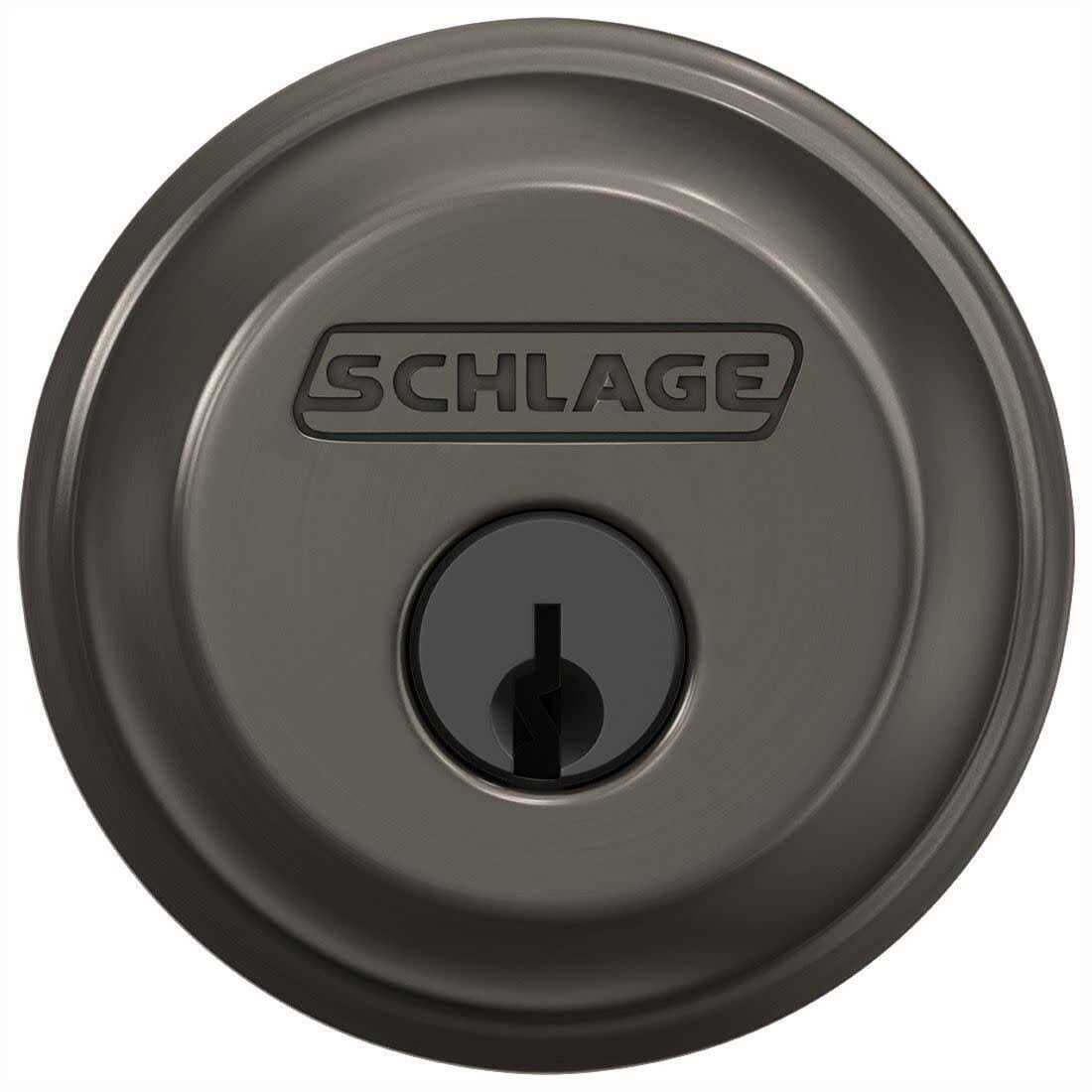 Schlage B571 One Sided Deadbolt with in Use Indicator - Inhomebuy