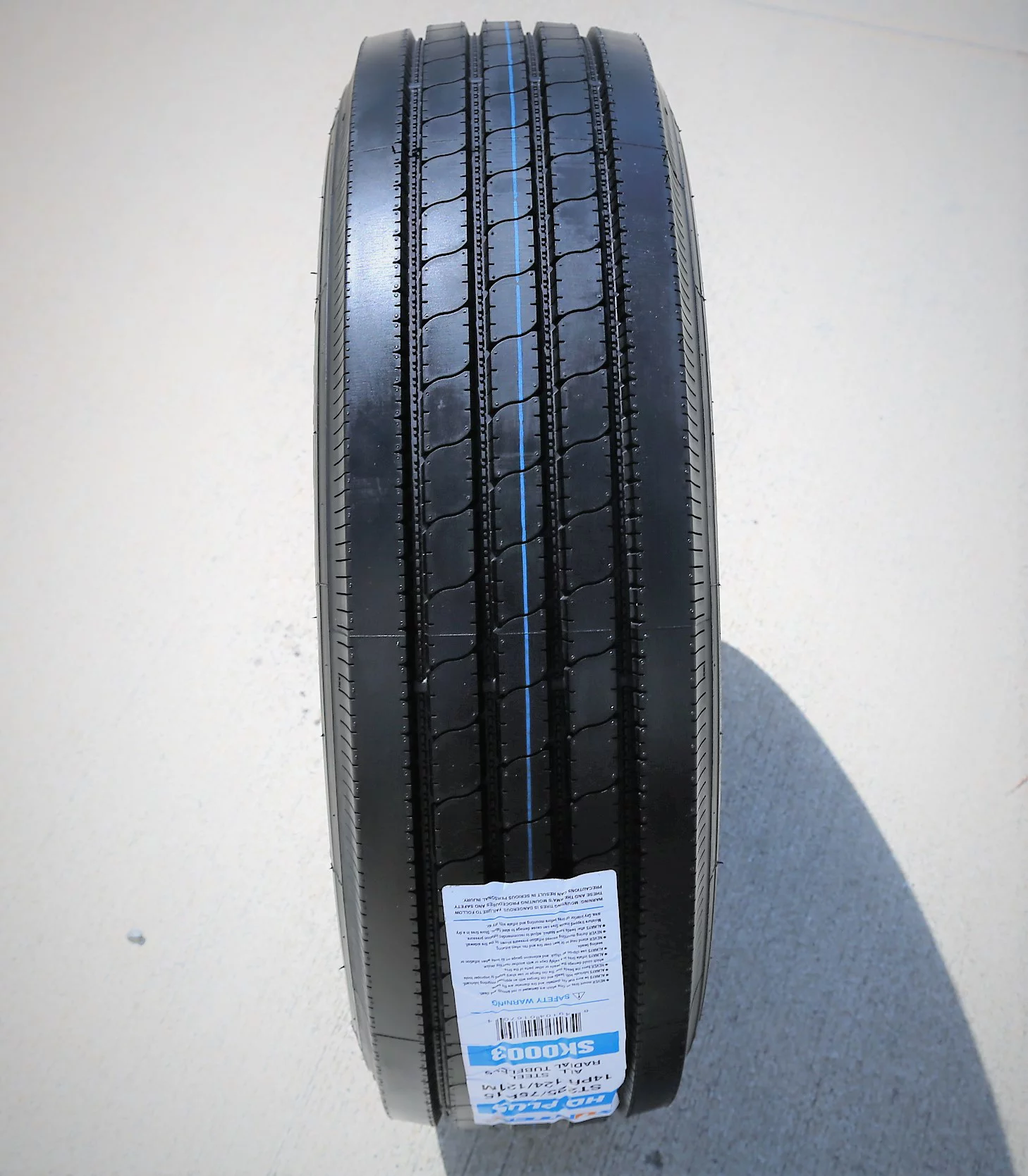 Suntek HD Plus ST 225/75R15 124/121M Load G (14 Ply) All Steel Trailer Tire - Inhomebuy
