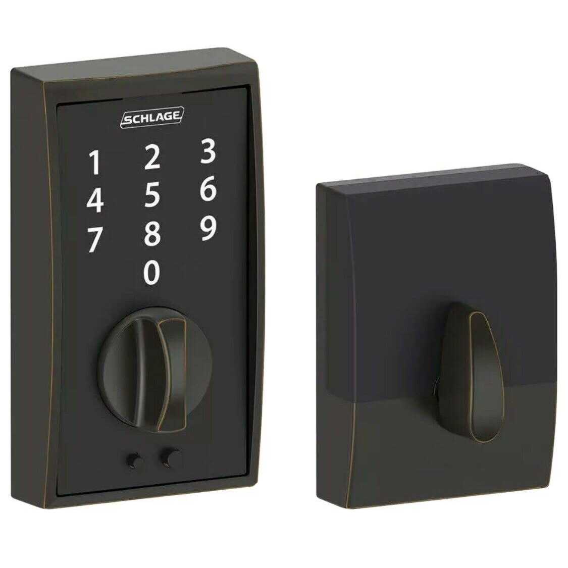 Schlage Century Touch Deadbolt - Inhomebuy