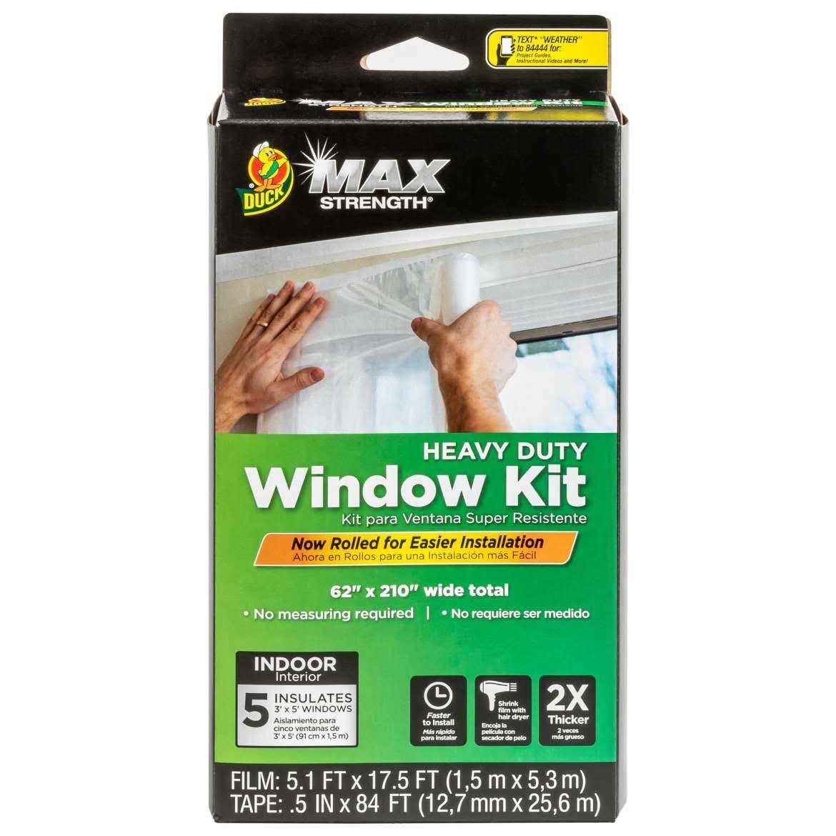Duck Max Strength Rolled Window Kit - Inhomebuy