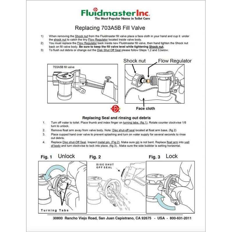 Fluidmaster 400H-5003 Performax Universal Toilet Fill Valve with Tank and Bowl Water Control - Inhomebuy