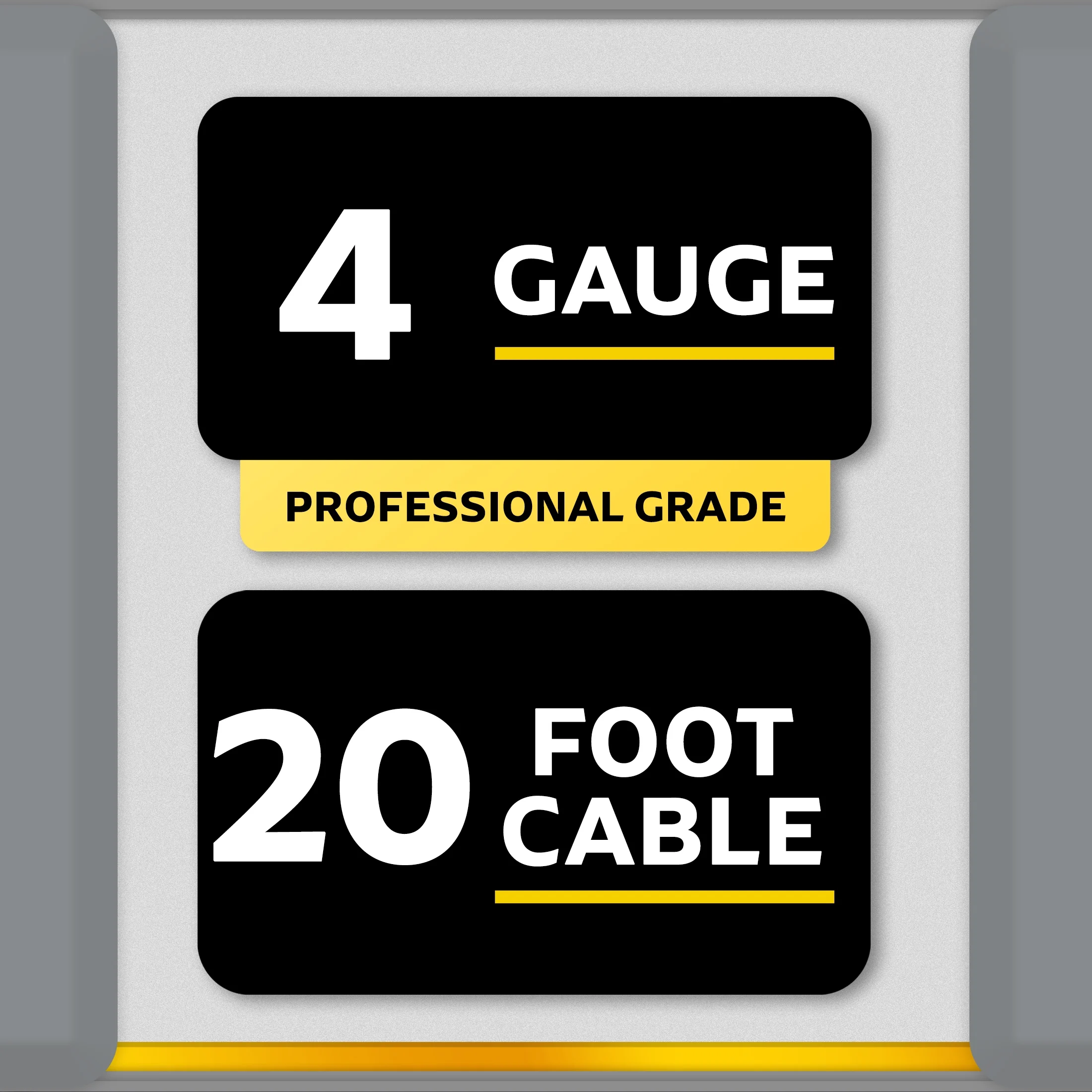 EverStart Maxx 4-Gauge Professional Grade 20-Foot Booster Cables - Inhomebuy