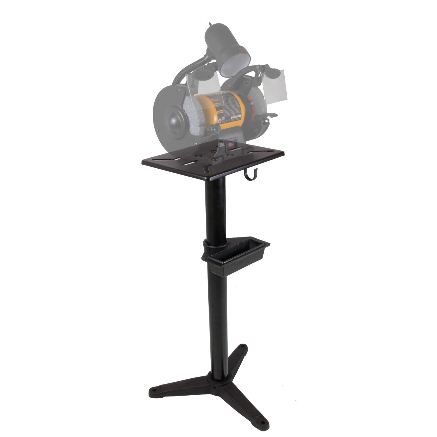 WEN Cast Iron Bench Grinder Pedestal Stand with Water Pot - Inhomebuy