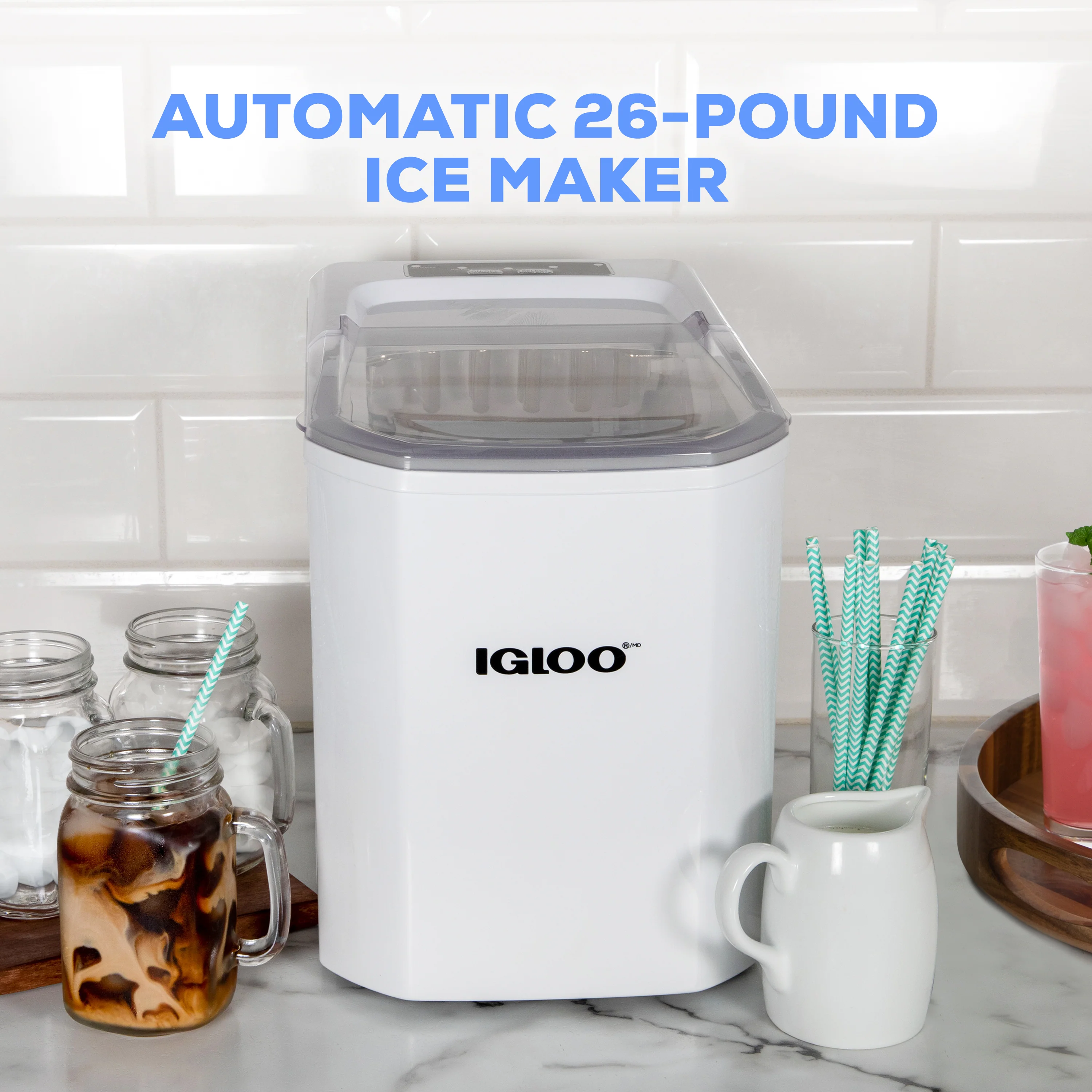 Igloo Automatic Self-Cleaning 26-Pound Ice Maker - Inhomebuy