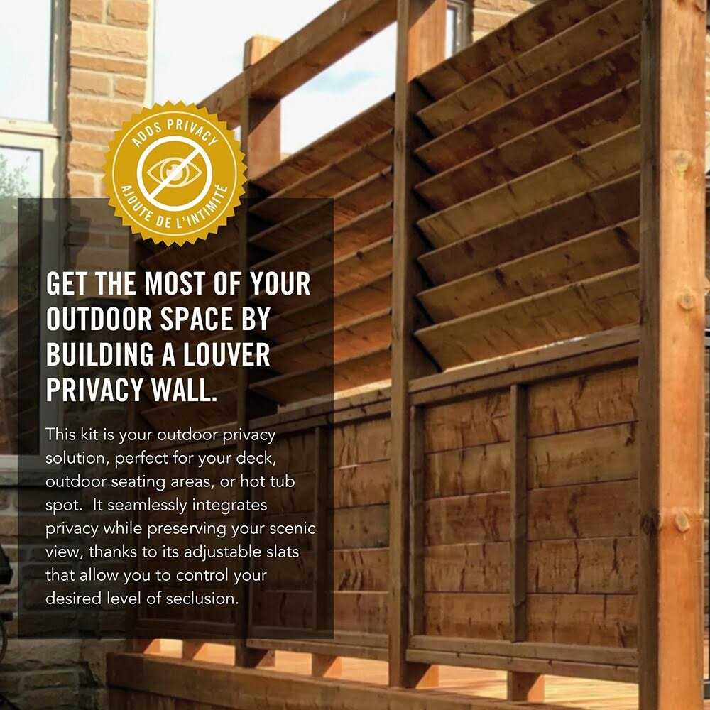 Nuvo Iron Louver System Black LSB48 - Inhomebuy