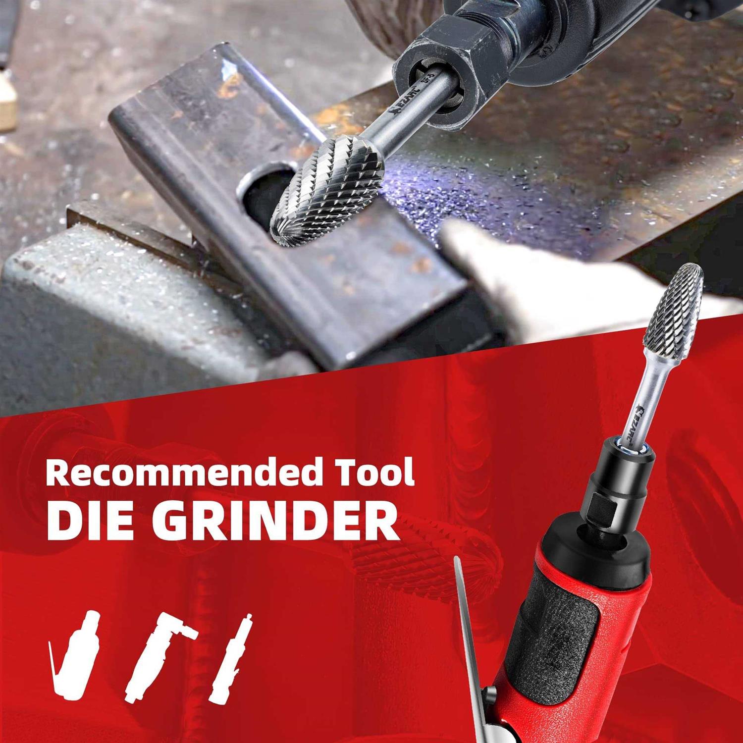 EZARC Tools 1-1/4 in. Arc Edge Bi-Mteal Oscillating Multitool Blades for General Purpose,OlB33C - Inhomebuy