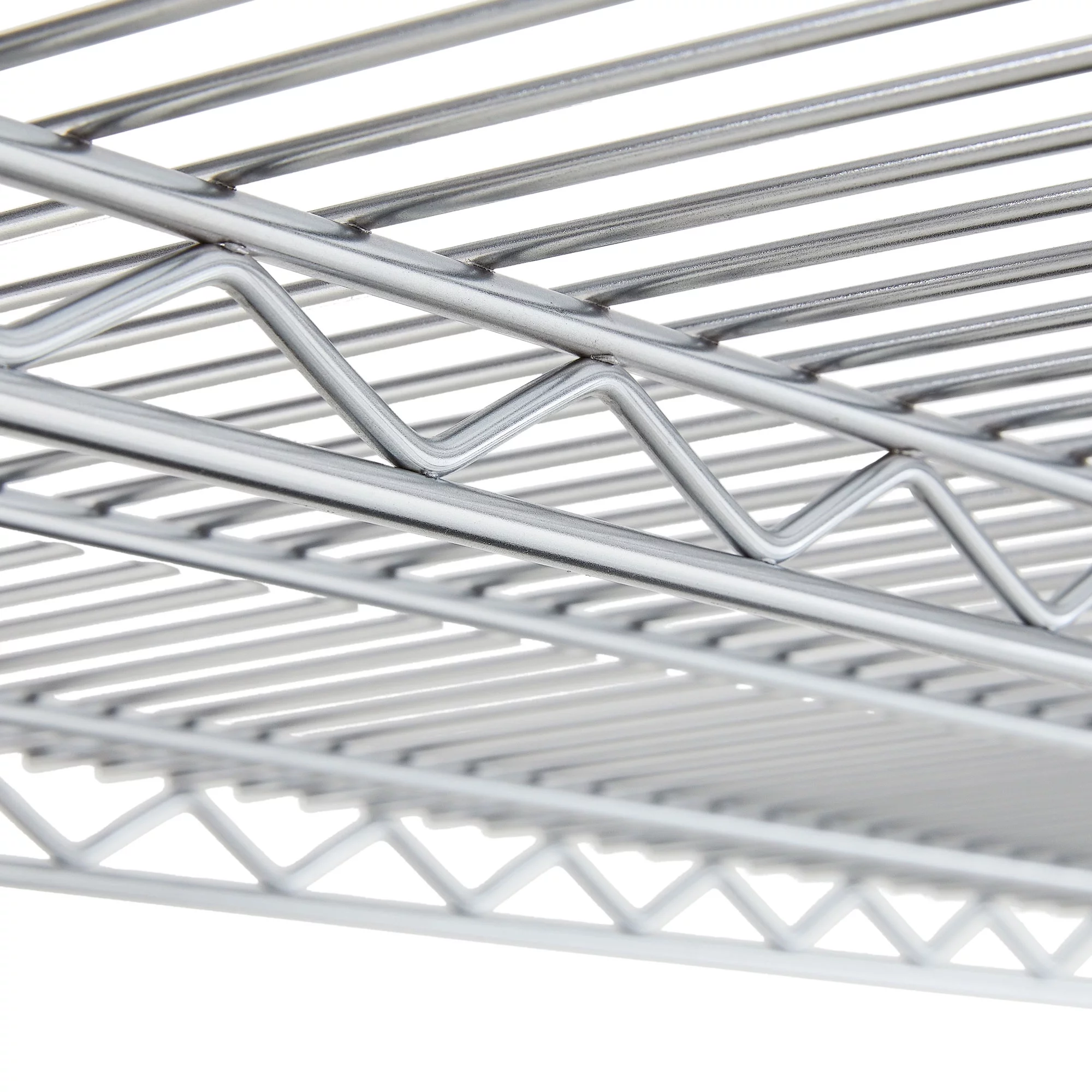 Hyper Tough 4 Shelf Wire Shelf Unit Chrome 24