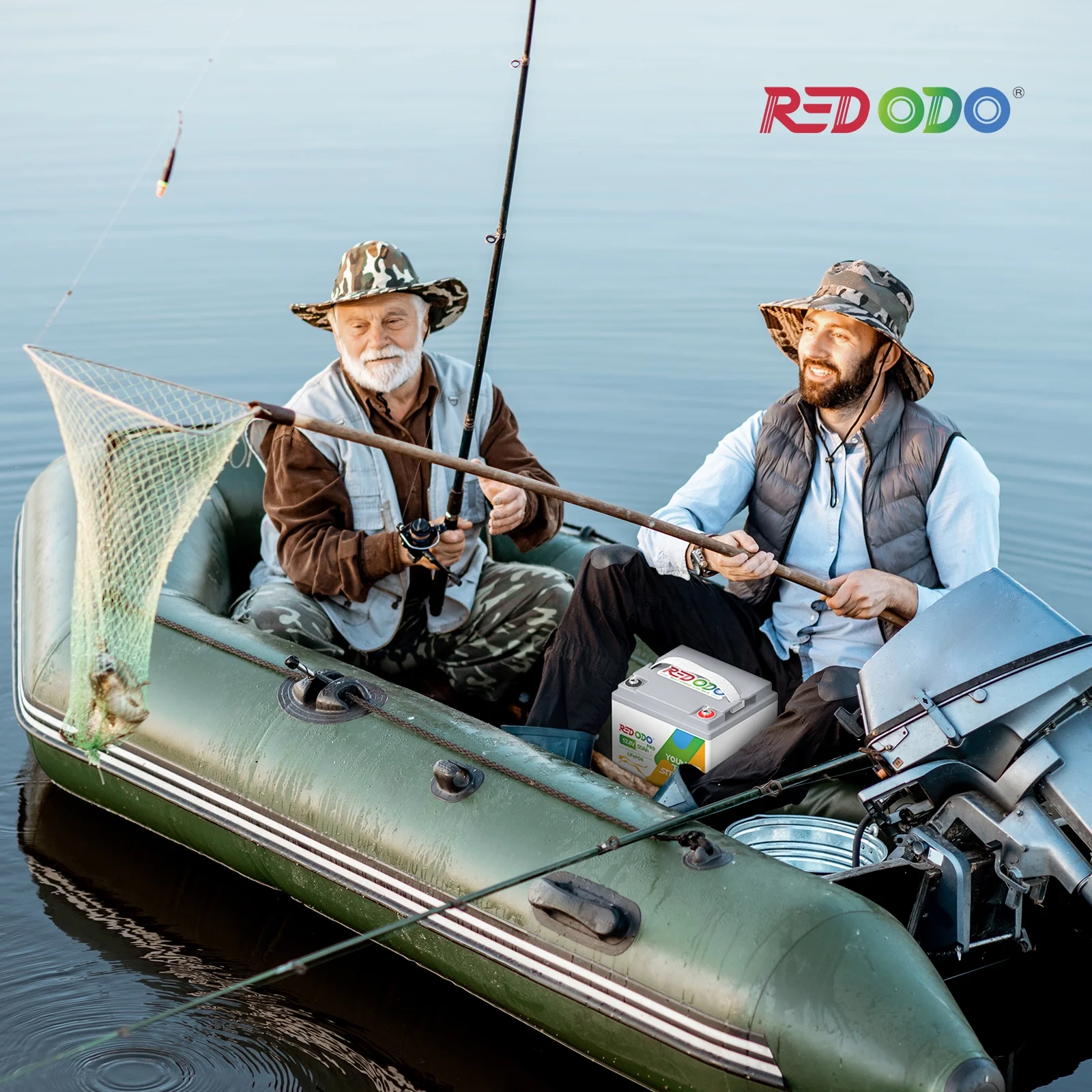 Redodo Portable 12V 50Ah LiFePO4 Lithium Battery 4000-15000 Cycles & 10-Year Lifetime for RV Camper - Inhomebuy