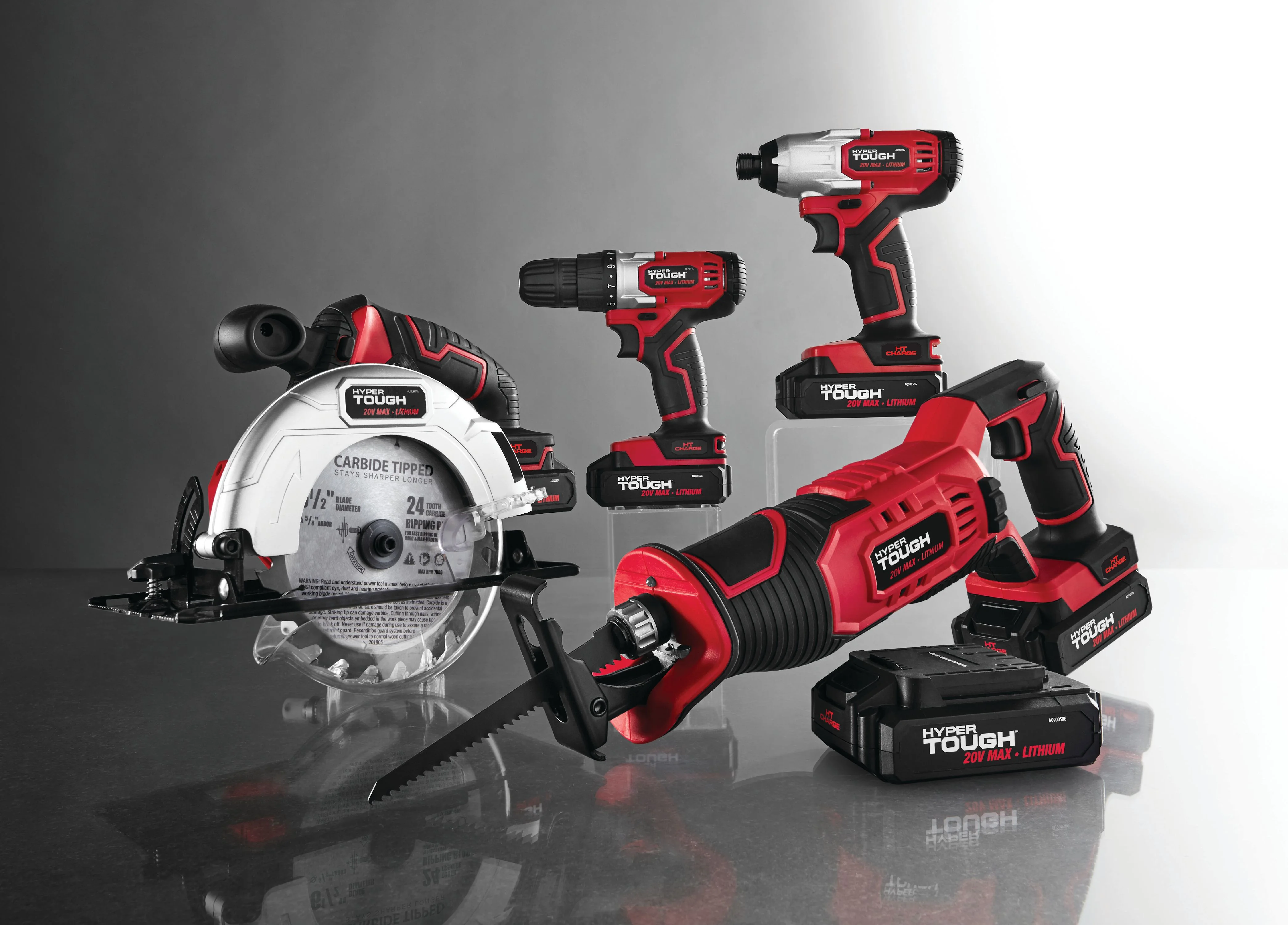 Hyper Tough 20V Max Lithium-ion Cordless Impact Driver, 1/4 inch Quick Release Chuck with 1.5Ah Lithium-ion Battery & Charger, Bit Holder & LED Light - Inhomebuy