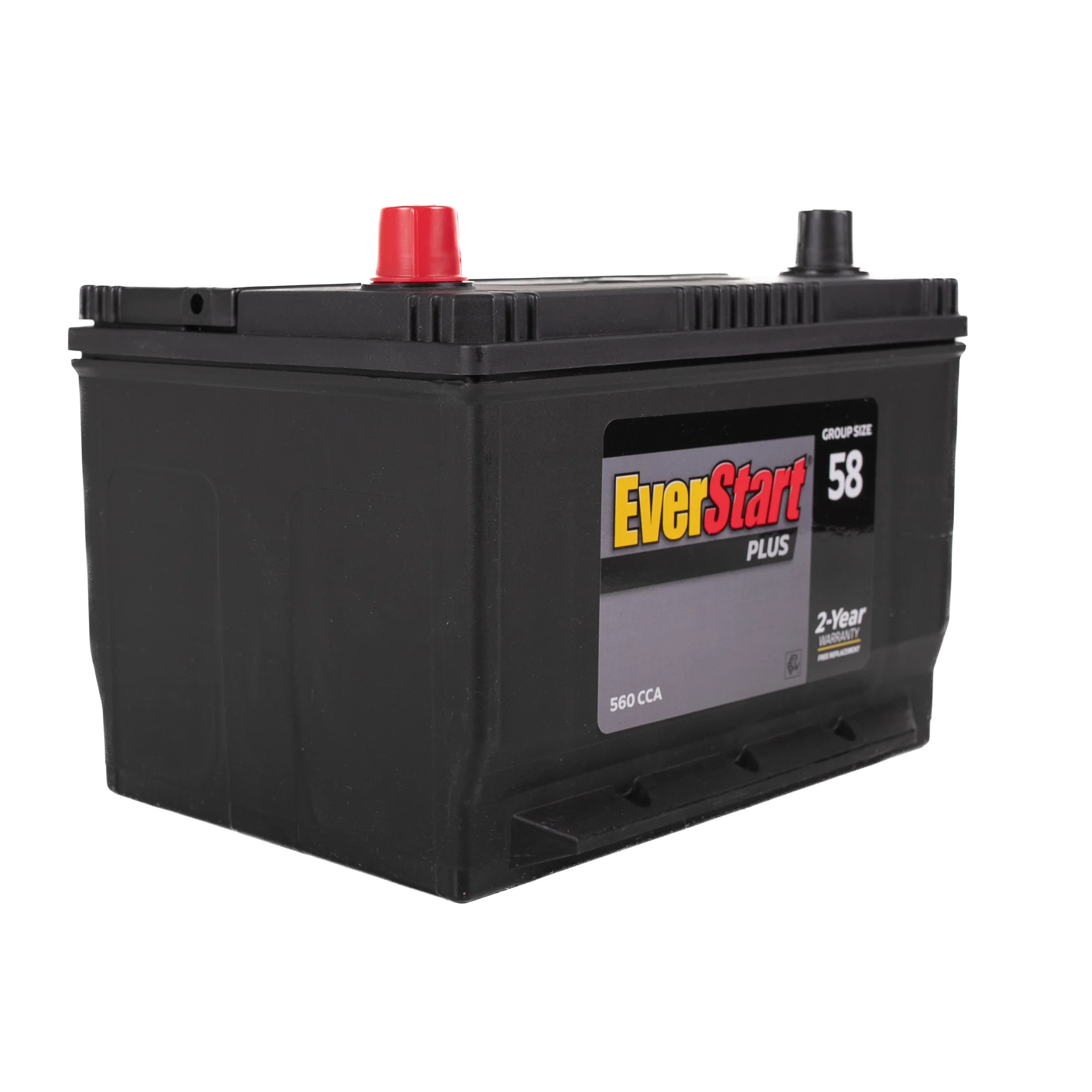 EverStart Plus Lead Acid Automotive Battery, Group Size 58 - 12 Volt 560 CCA 78 RC - Inhomebuy