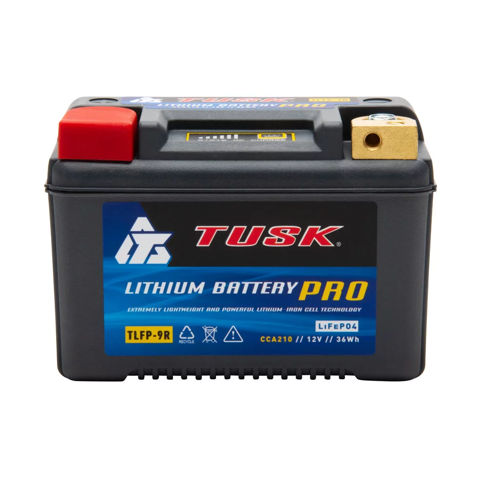Tusk Lithium Pro Battery TLFP-9R For KAWASAKI KLR650 2022 - Inhomebuy