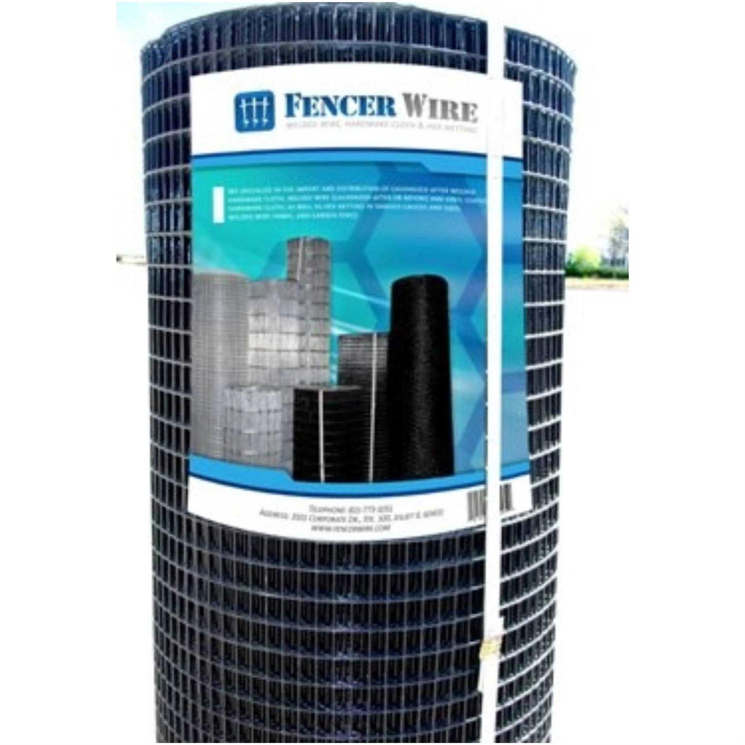 Fencer Wire 14 Gauge Galvanized Welded Wire Mesh Size 2 inch By 4 inch - Inhomebuy