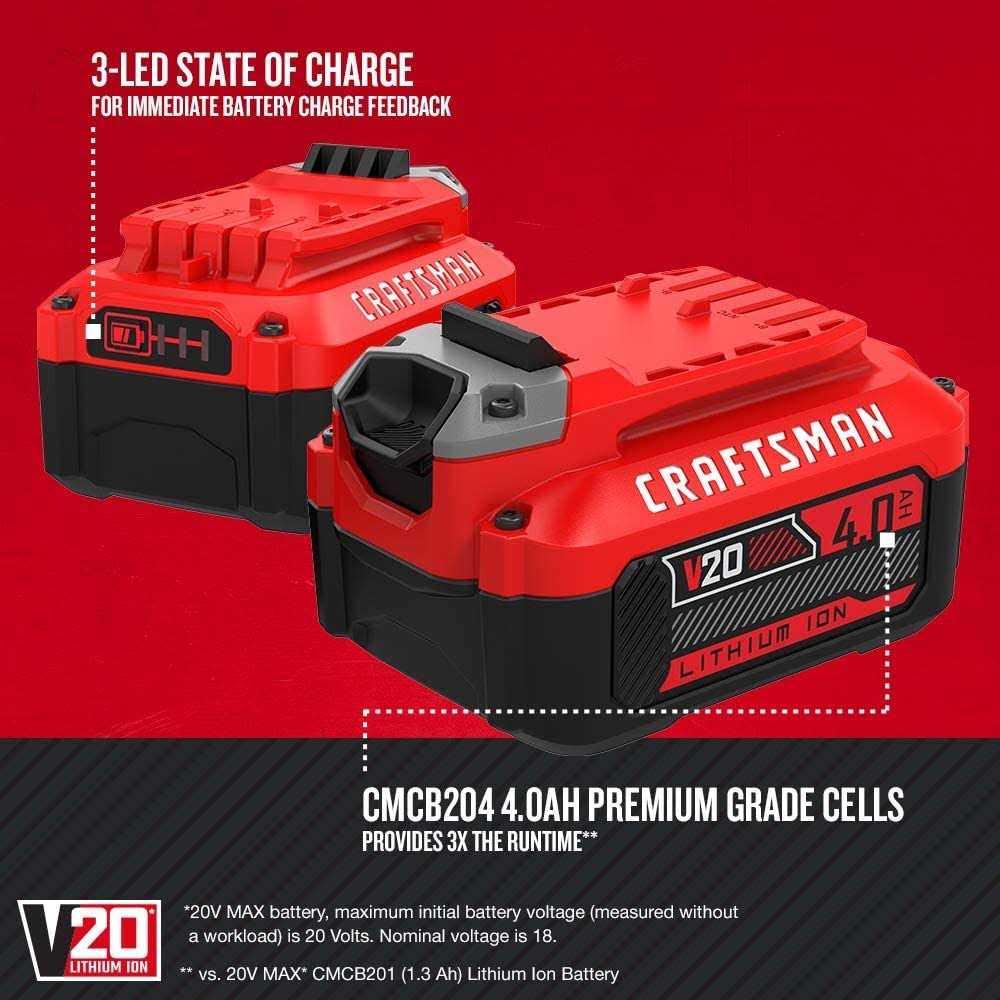 Craftsman V20 Lithium Battery - Inhomebuy