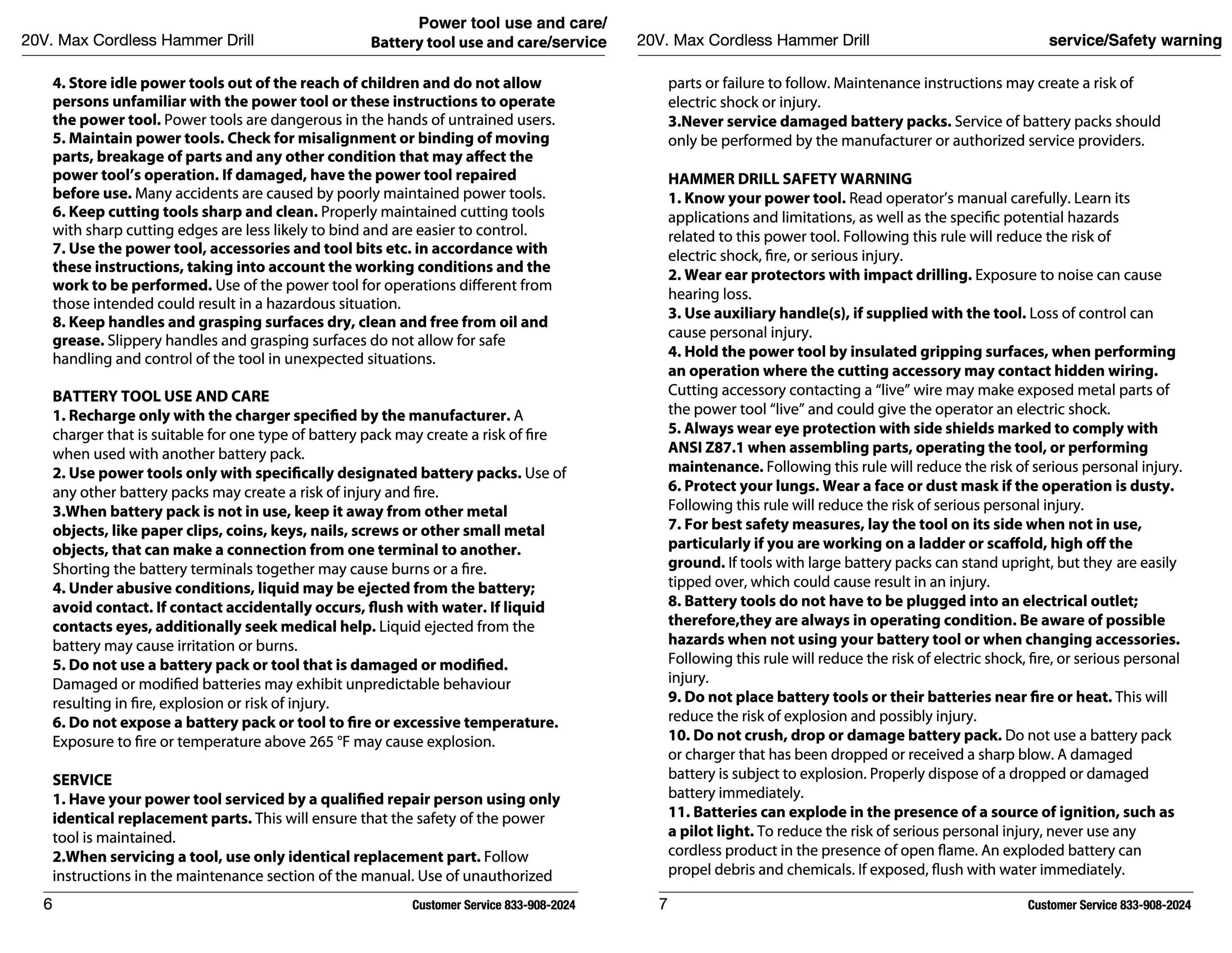 Hyper Tough 20V Max Lithium-Ion Cordless Hammer Drill, 1/2 inch Chuck, 2 Speeds with 1.5Ah Lithium-ion Battery & Charger, Bit Holder & LED Light - Inhomebuy