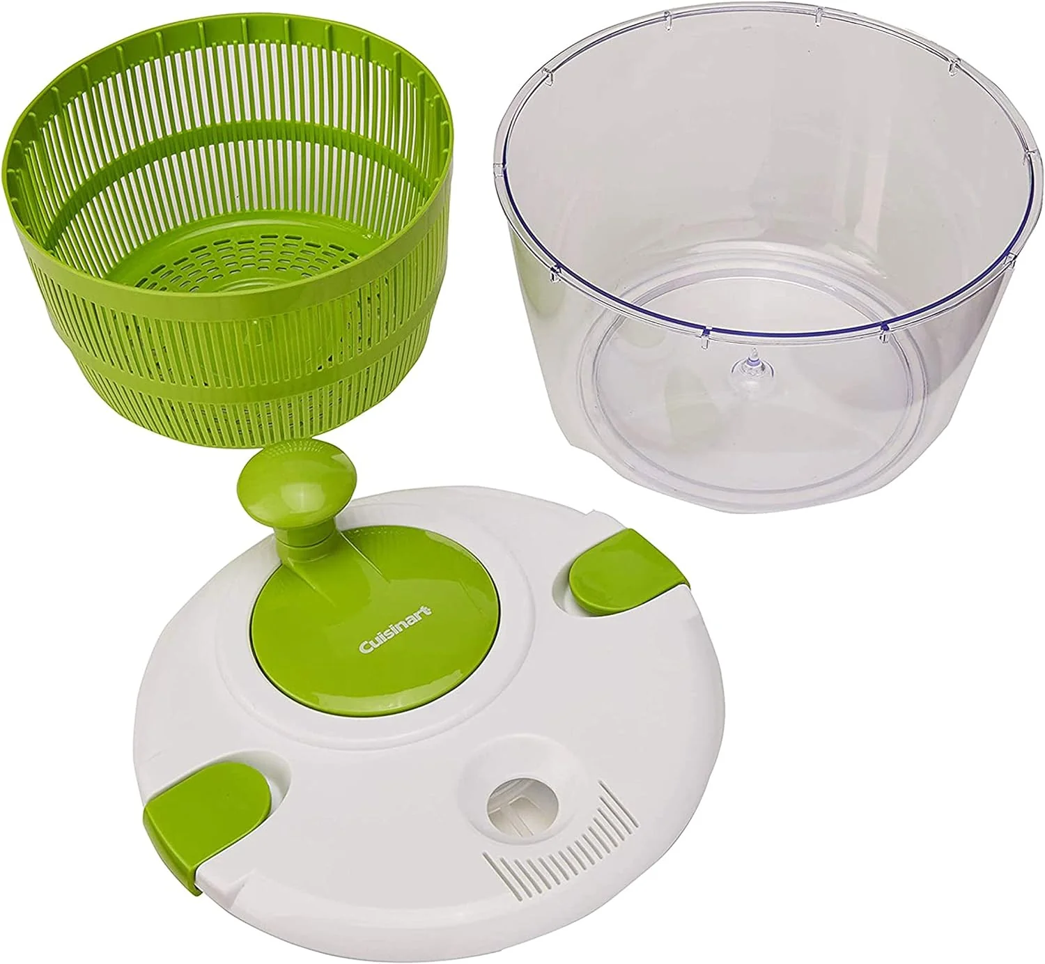 Cuisinart Salad Spinner: white & green | CTG-00-SASC - Inhomebuy
