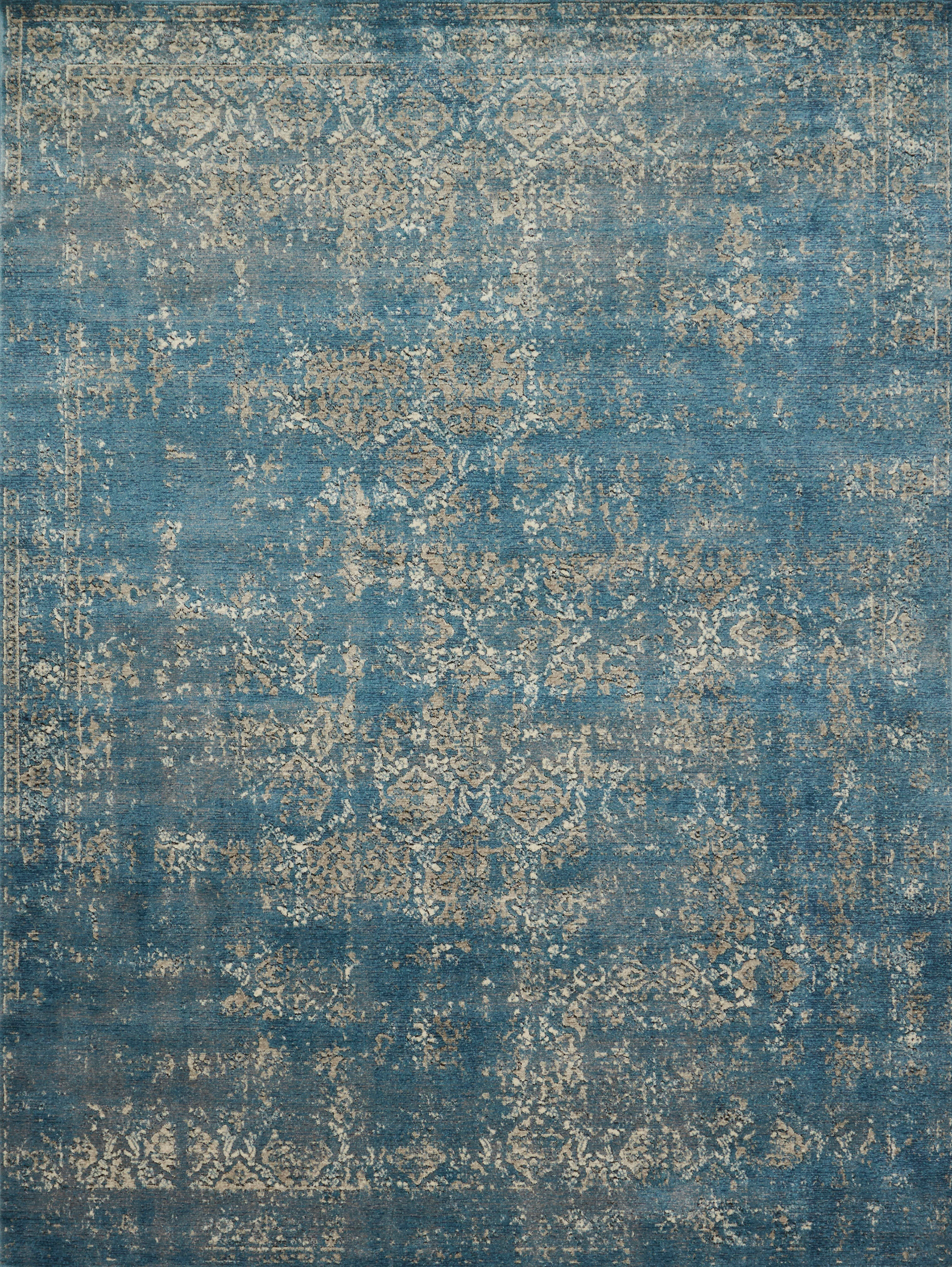 Loloi Rugs Millennium Collection Rug in Blue, Taupe - 6'7